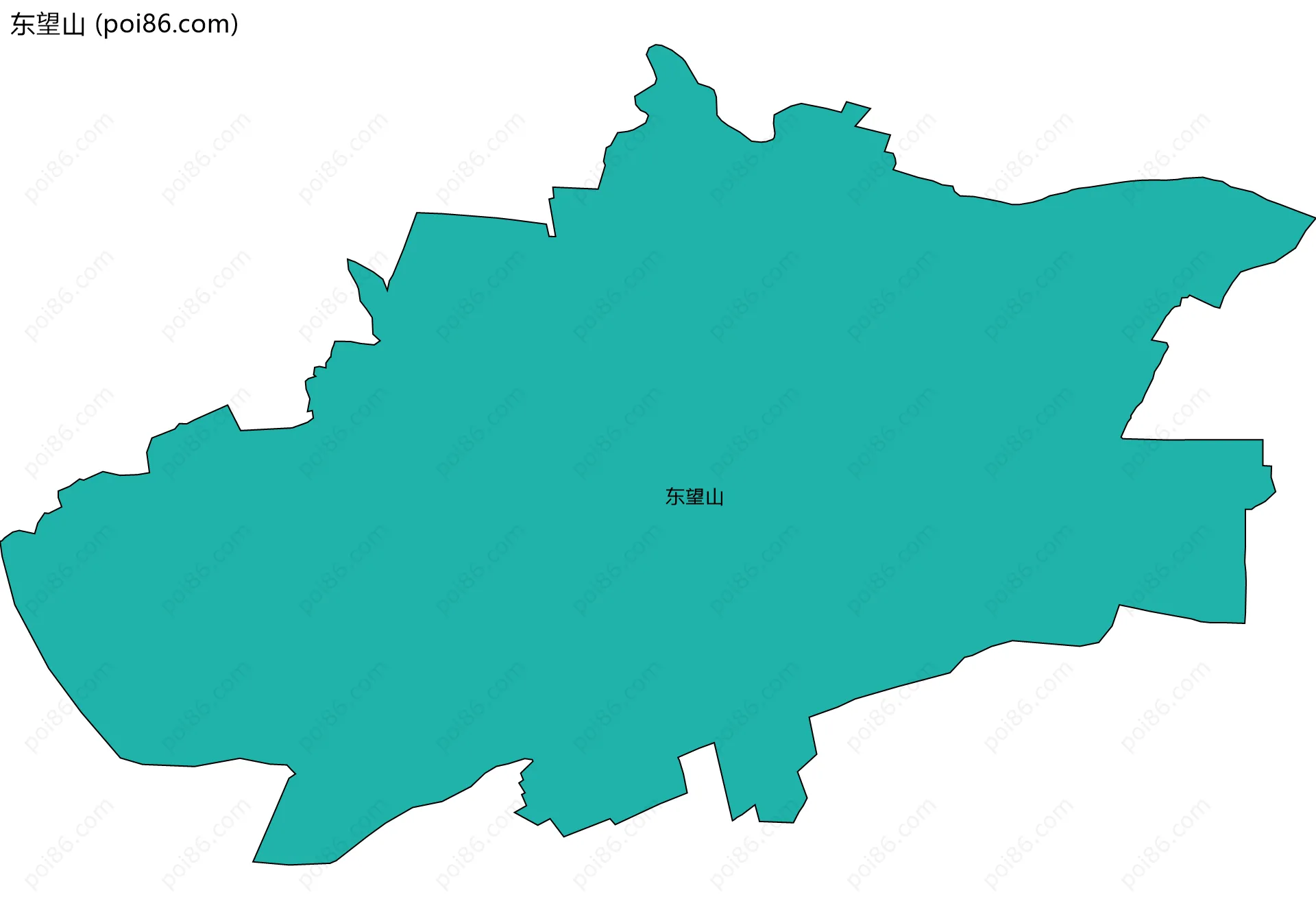 东望山边界地图