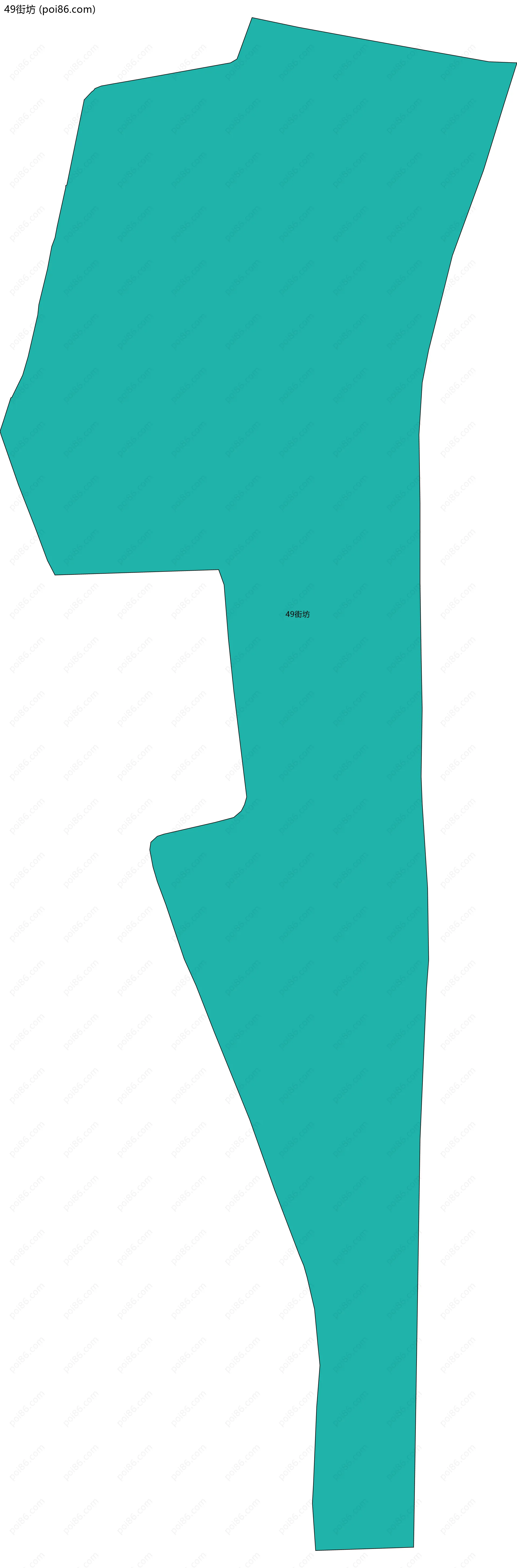 49街坊边界地图