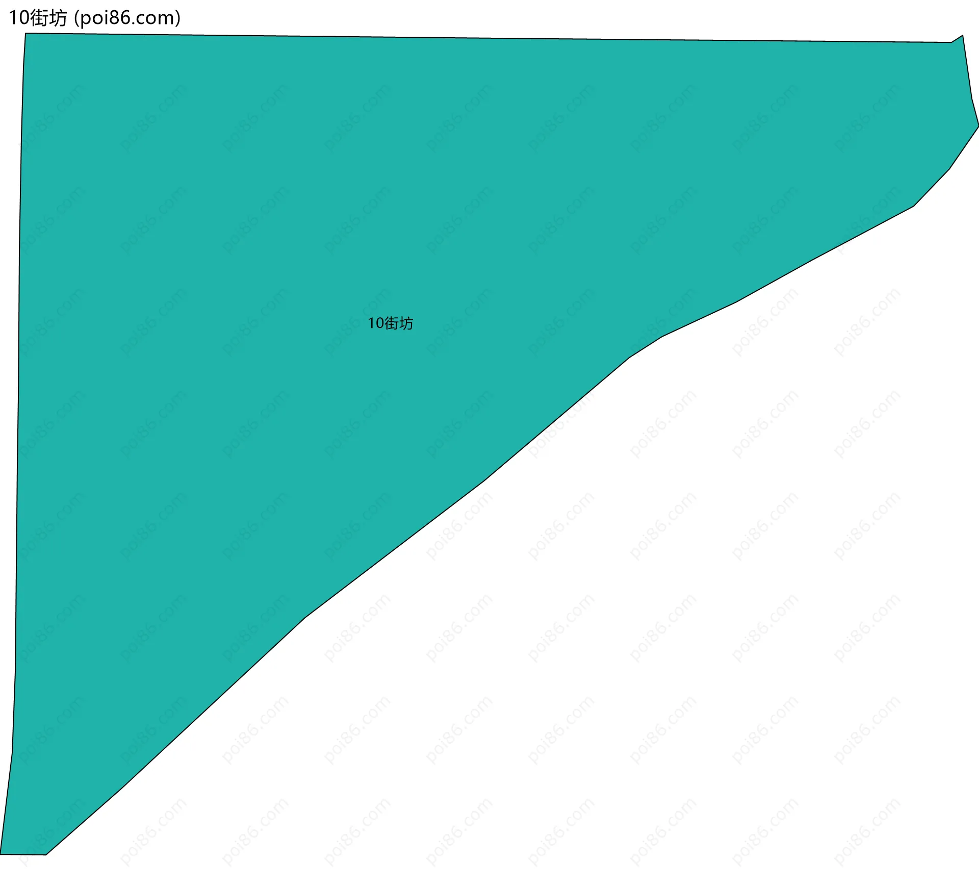 10街坊边界地图