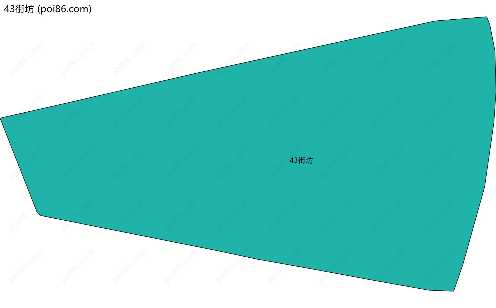 43街坊边界地图