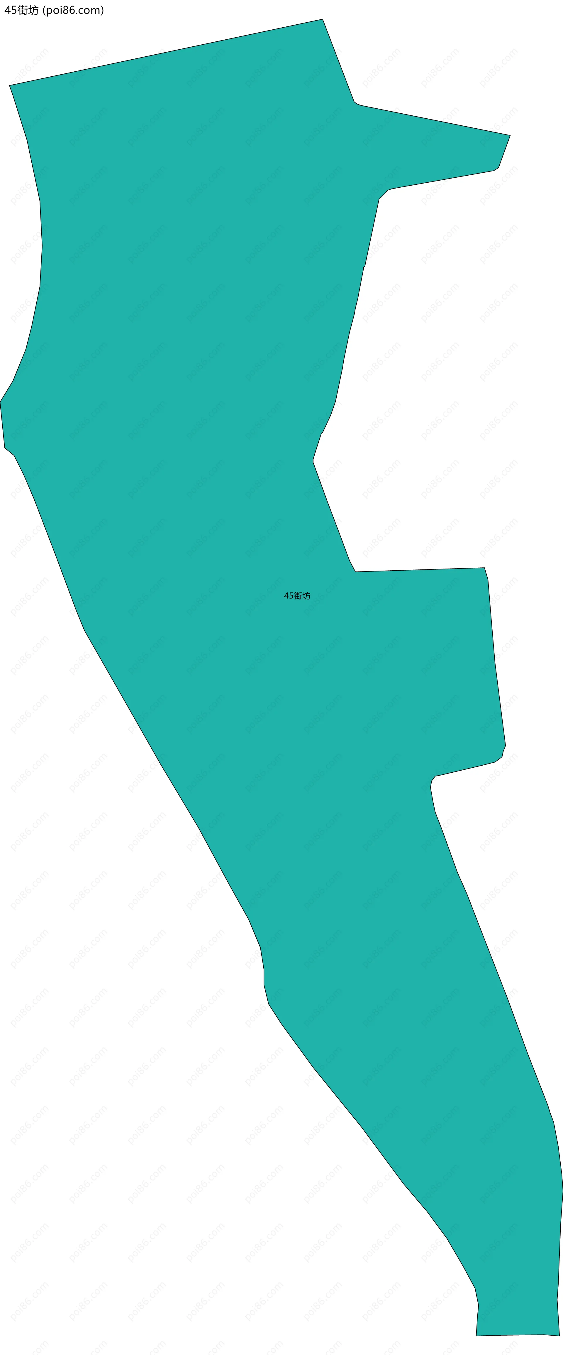 45街坊边界地图