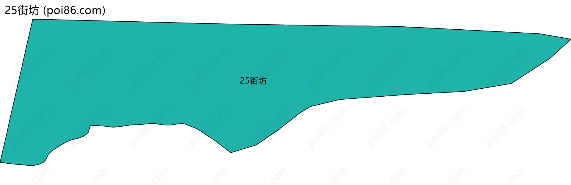 25街坊边界地图