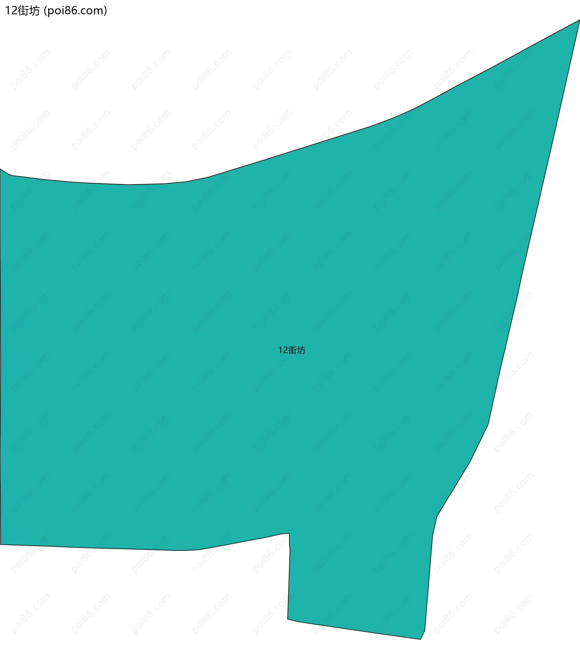 12街坊边界地图