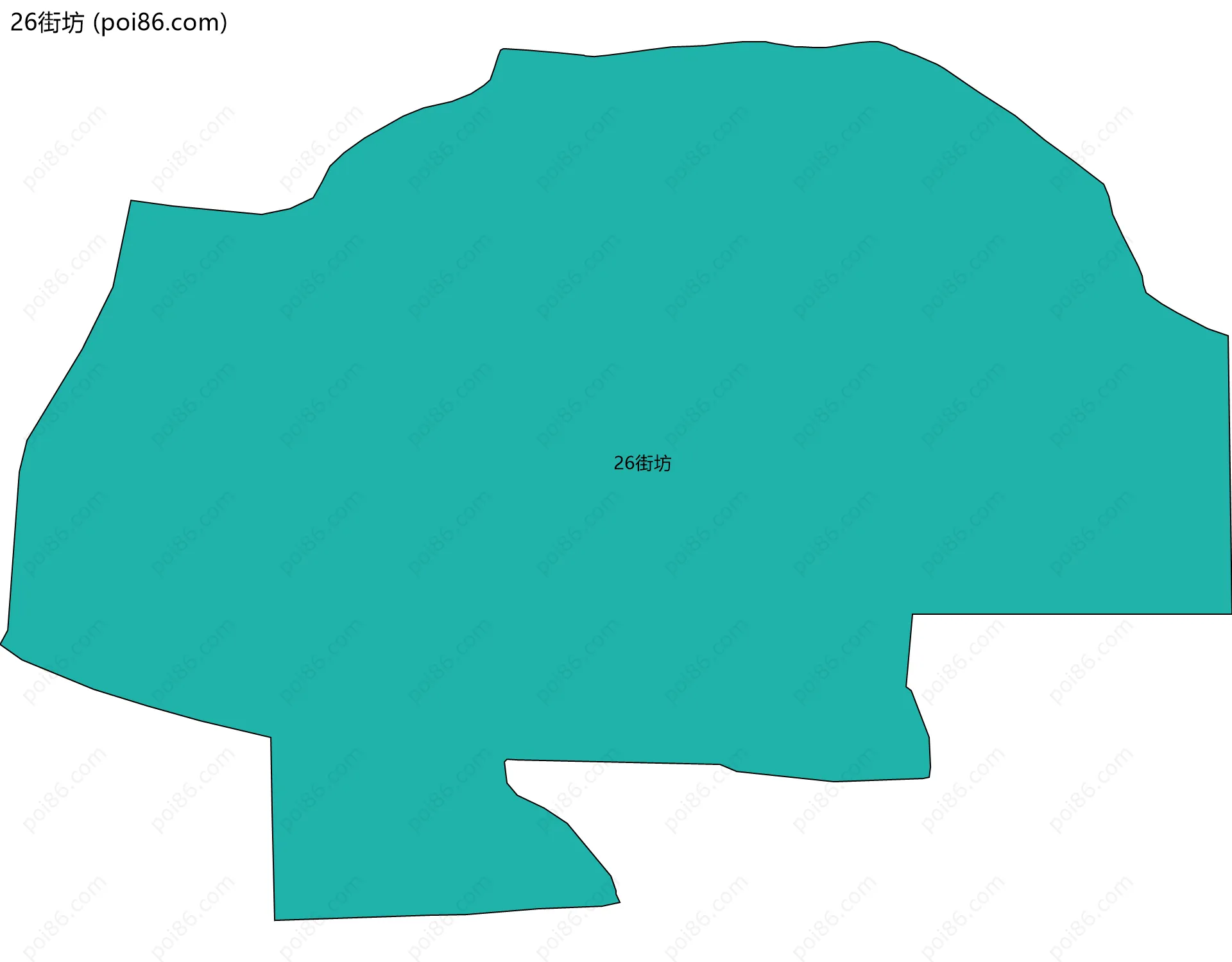 26街坊边界地图