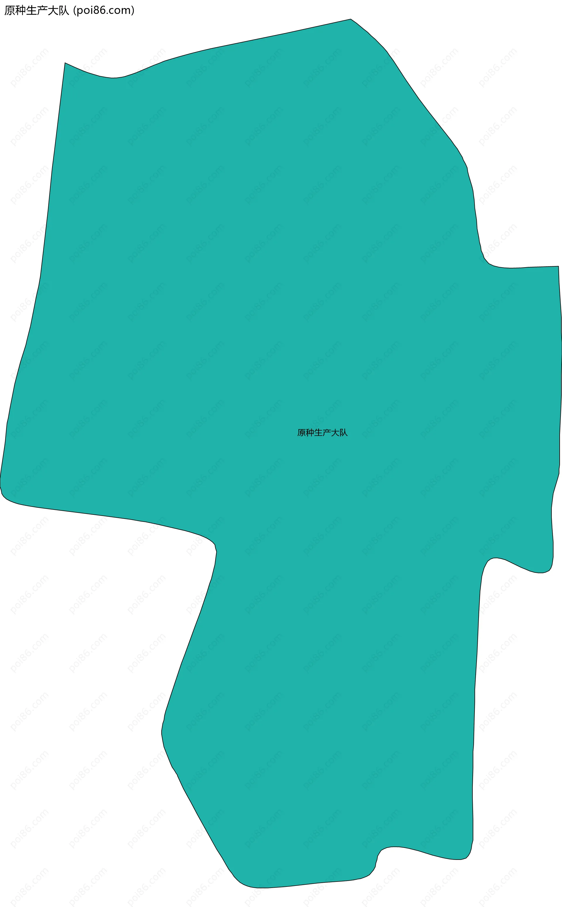 原种生产大队边界地图