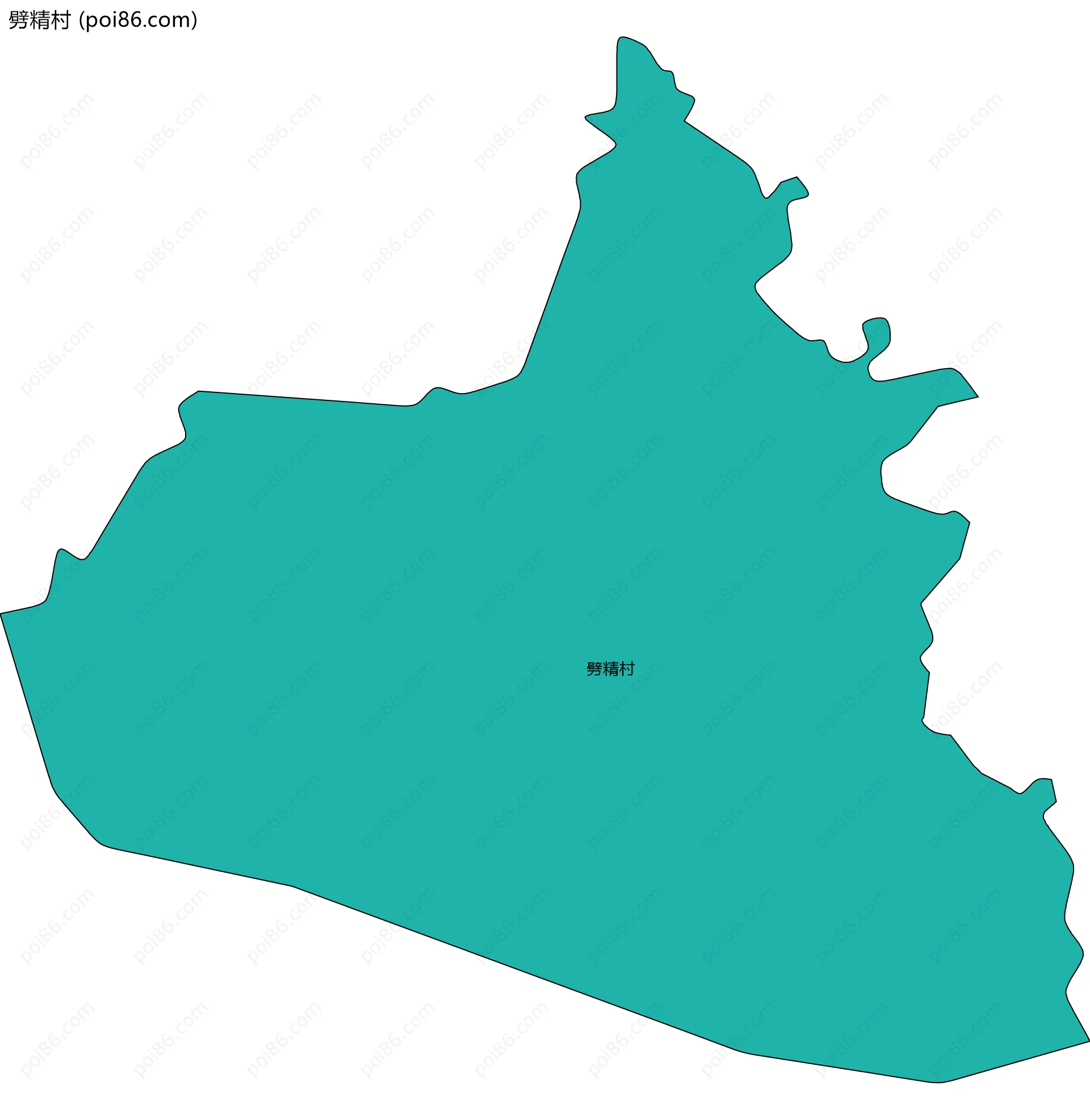 劈精村边界地图