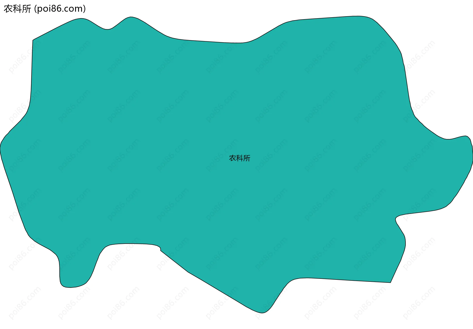 农科所边界地图