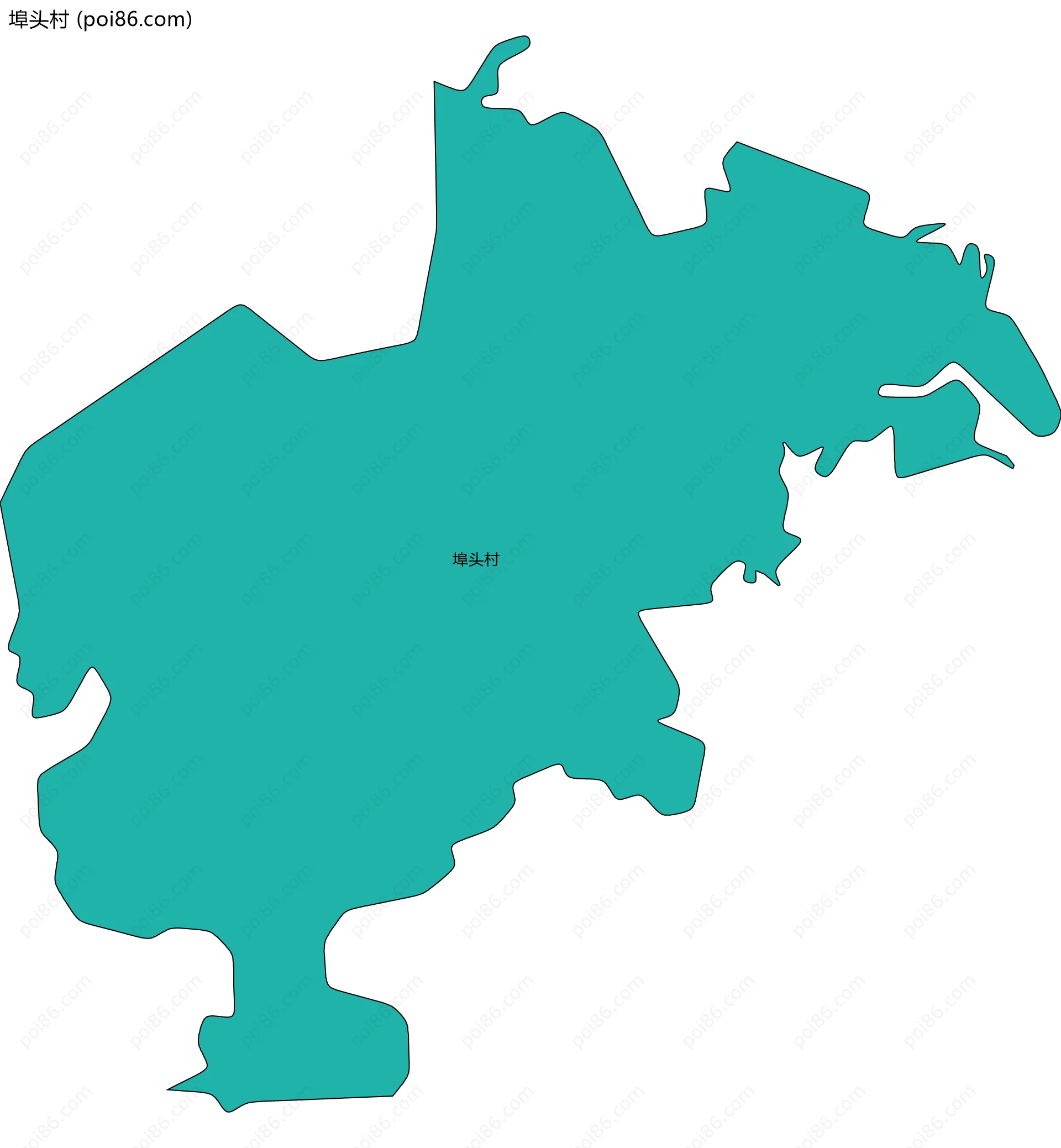 埠头村边界地图