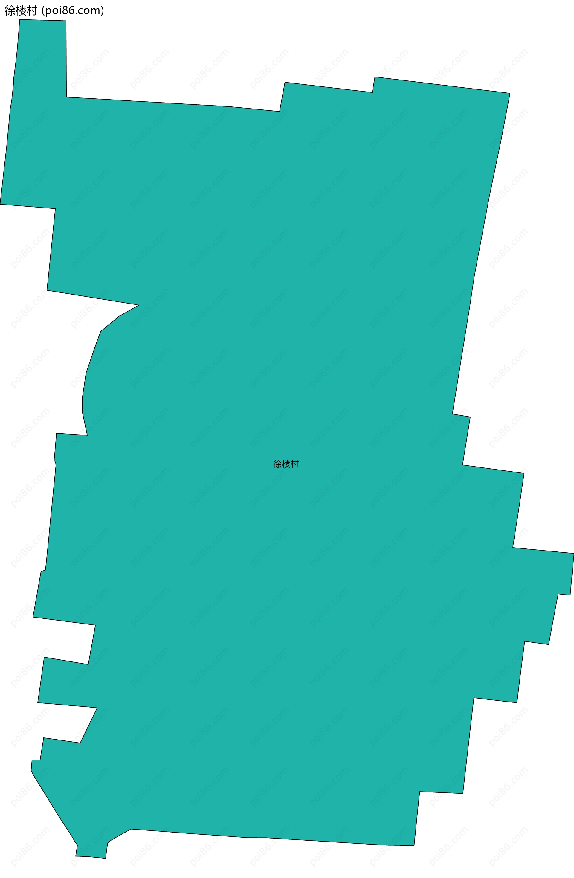 徐楼村边界地图