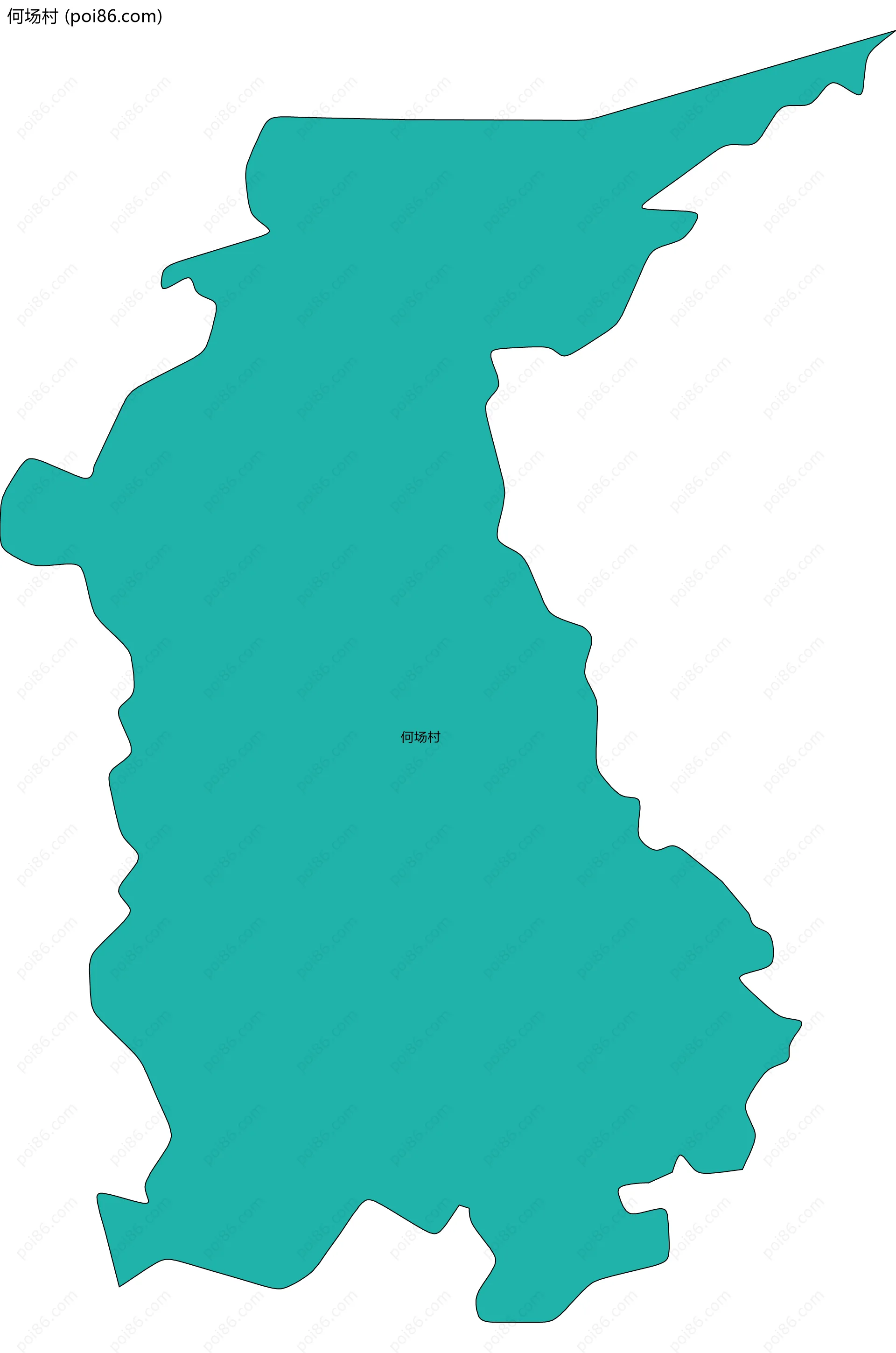 何场村边界地图