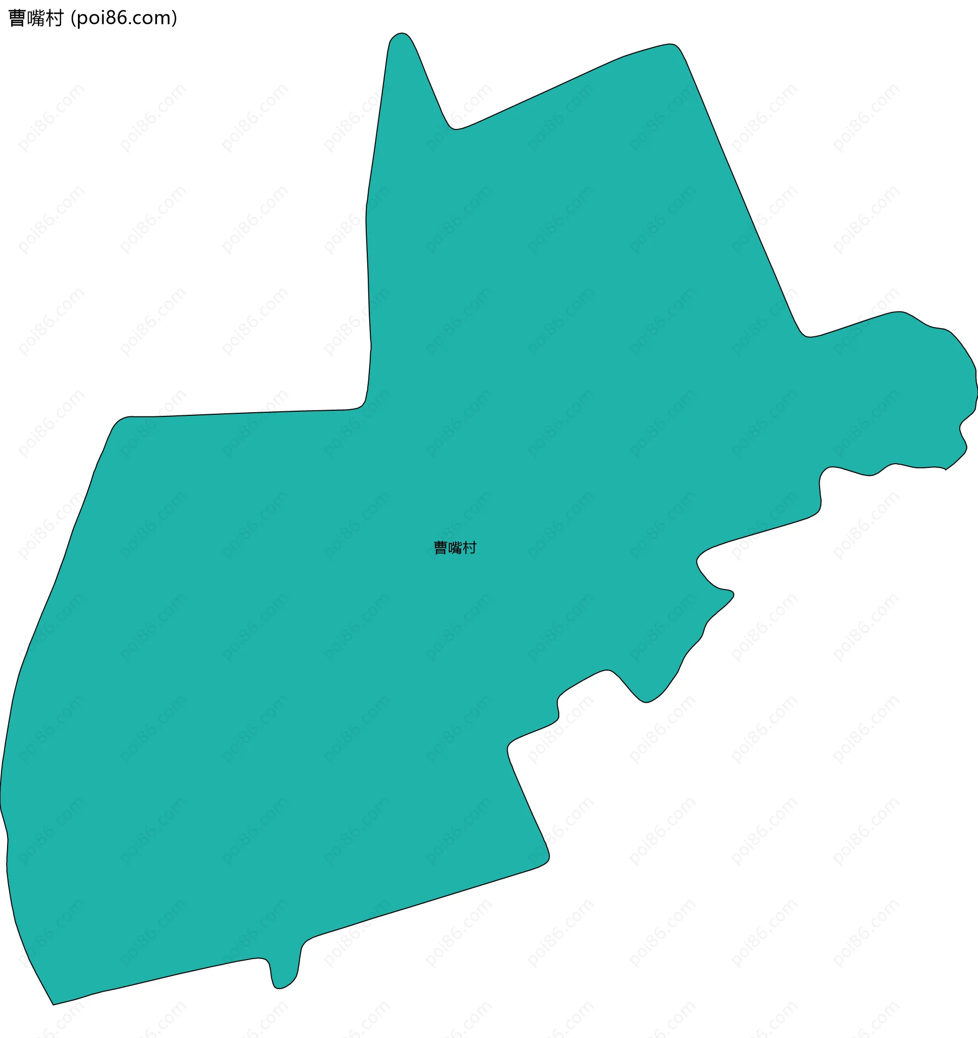 曹嘴村边界地图