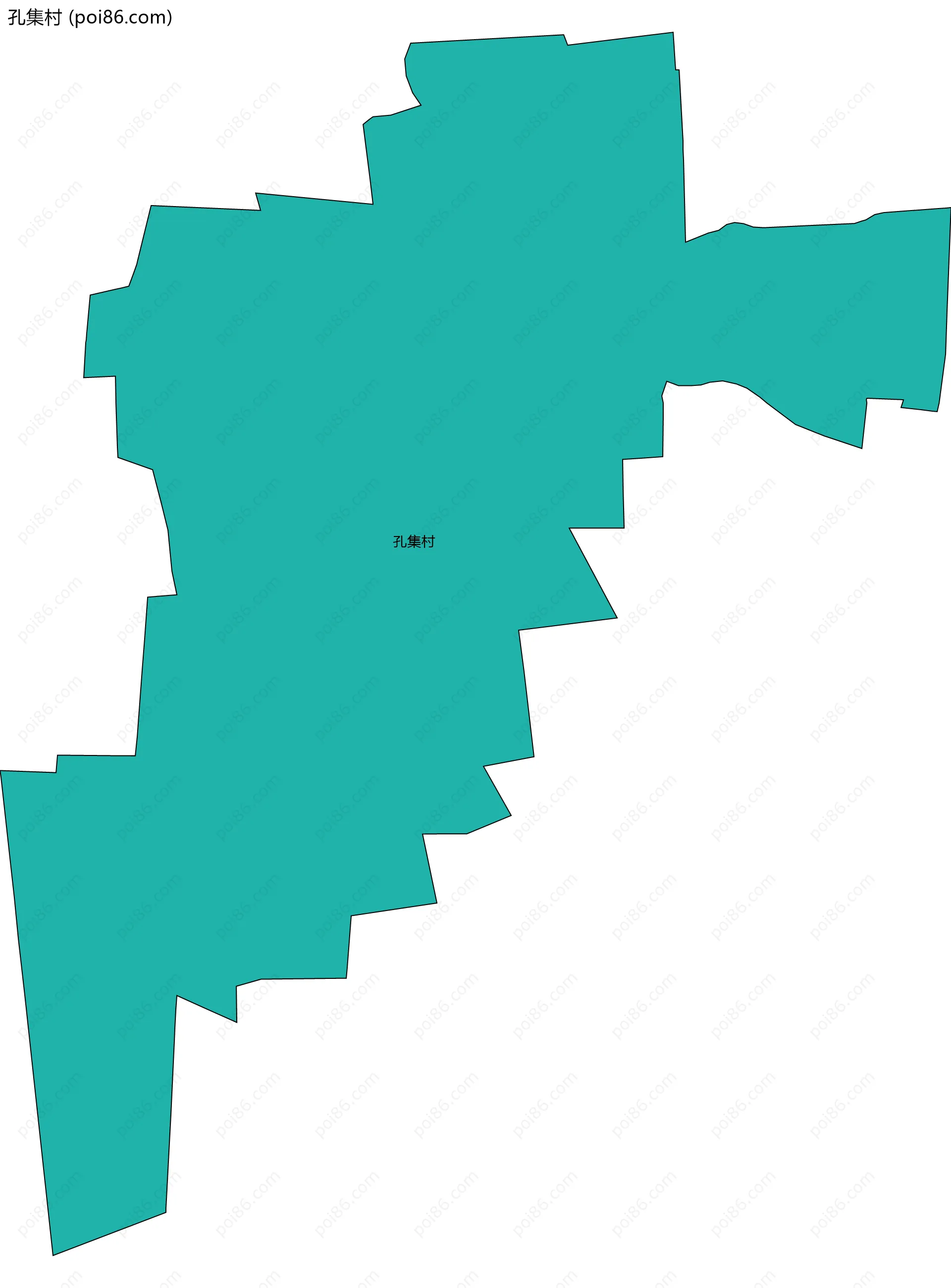 孔集村边界地图