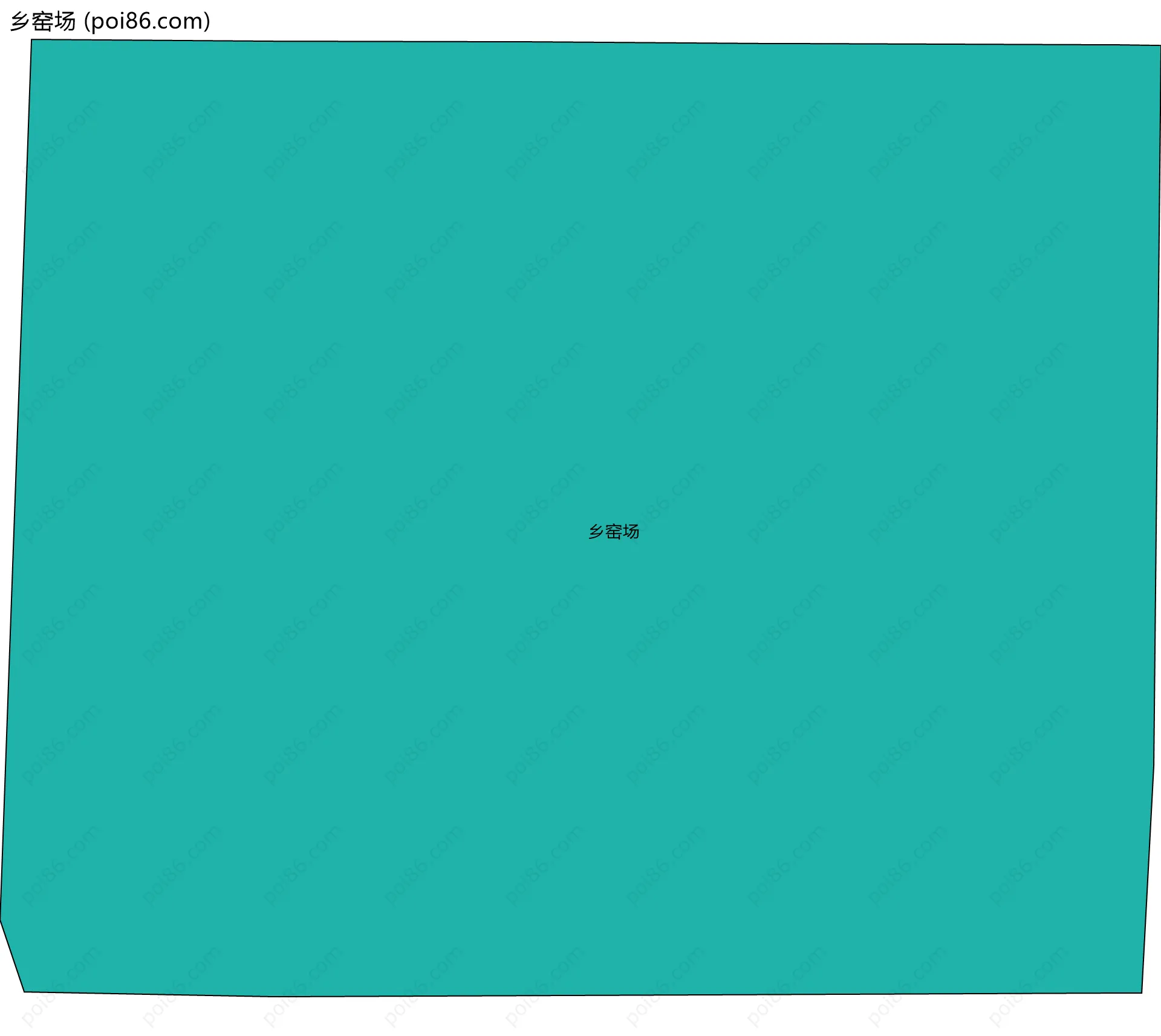 乡窑场边界地图
