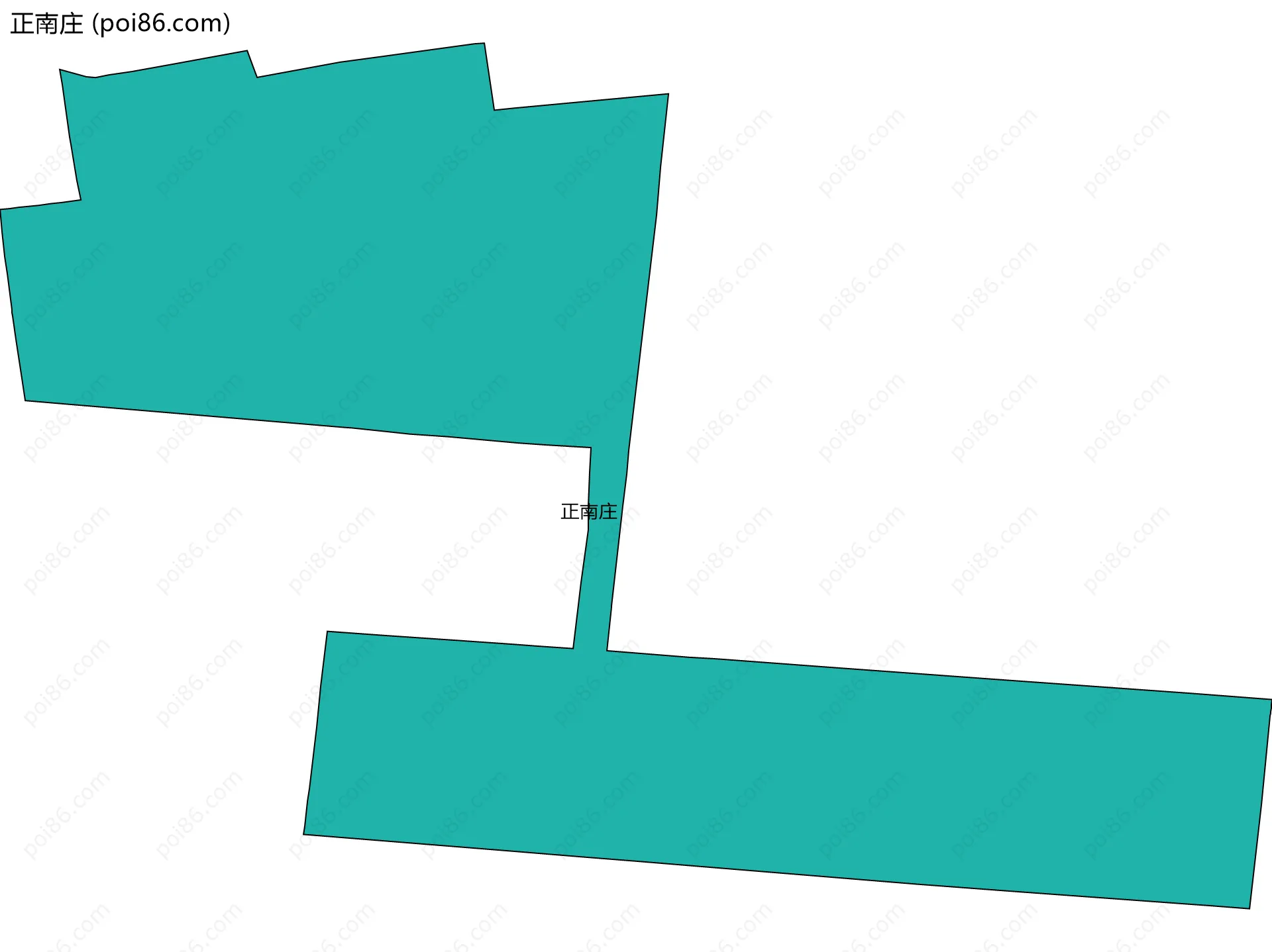 正南庄边界地图