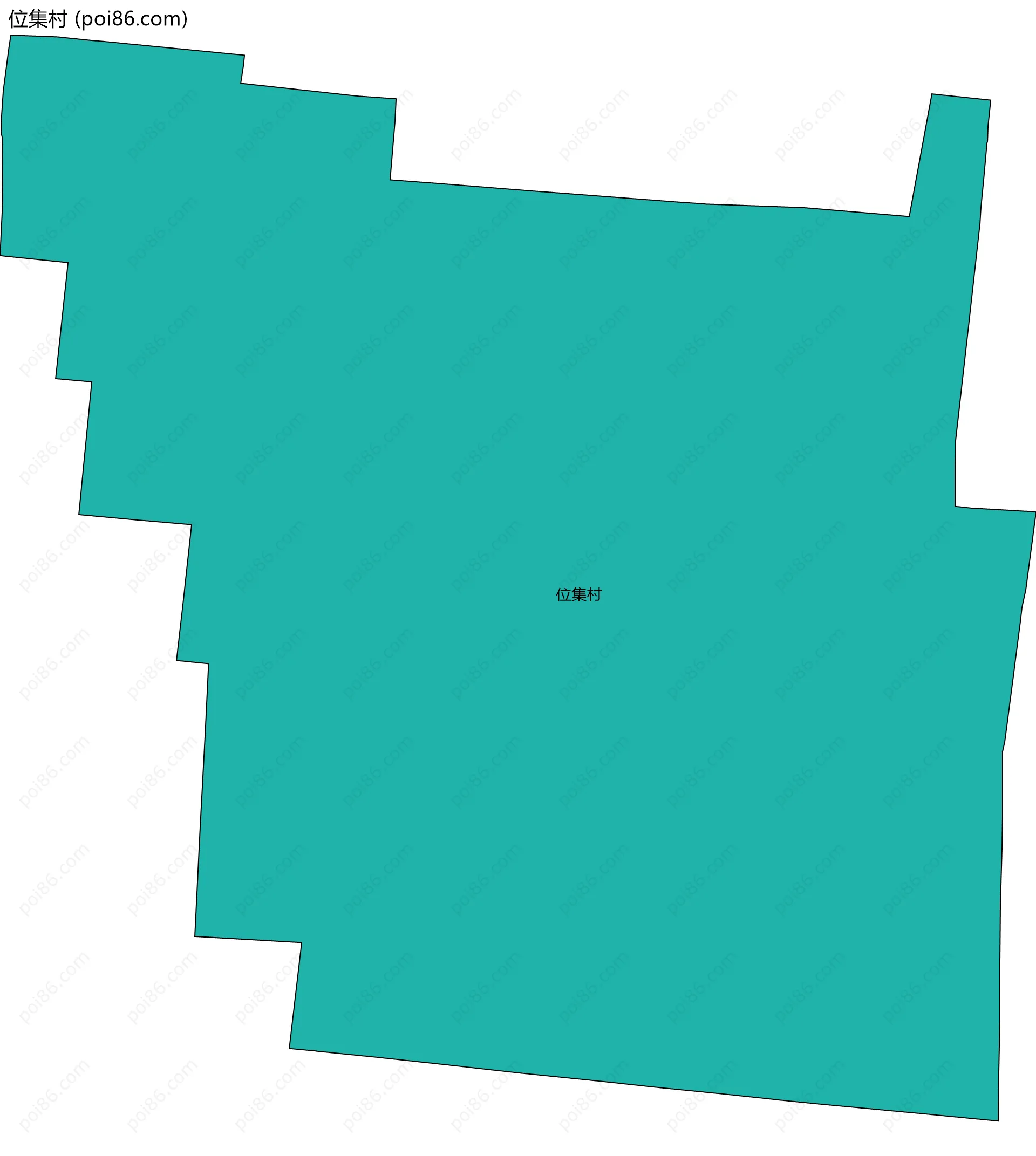 位集村边界地图