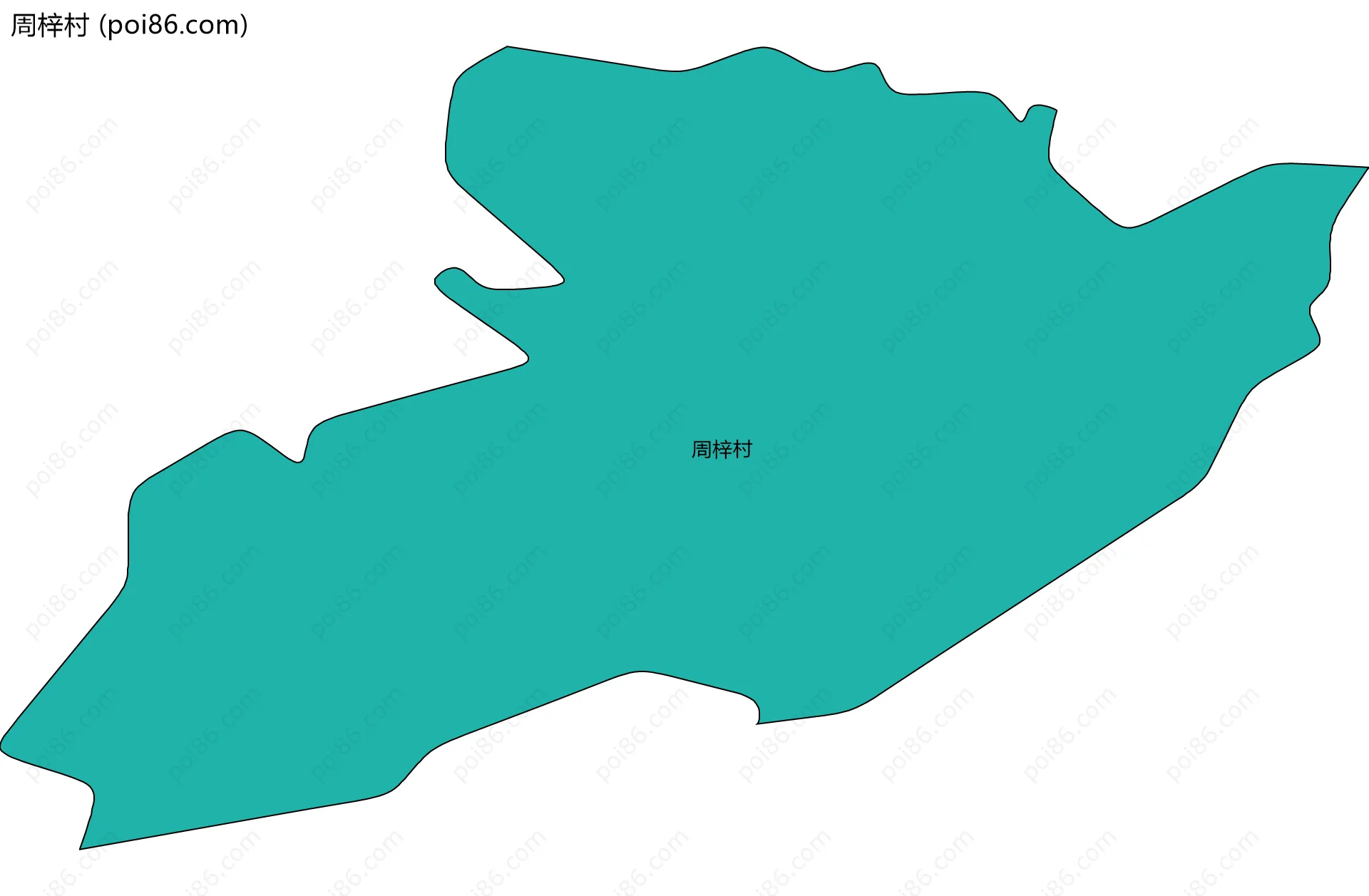 周梓村边界地图