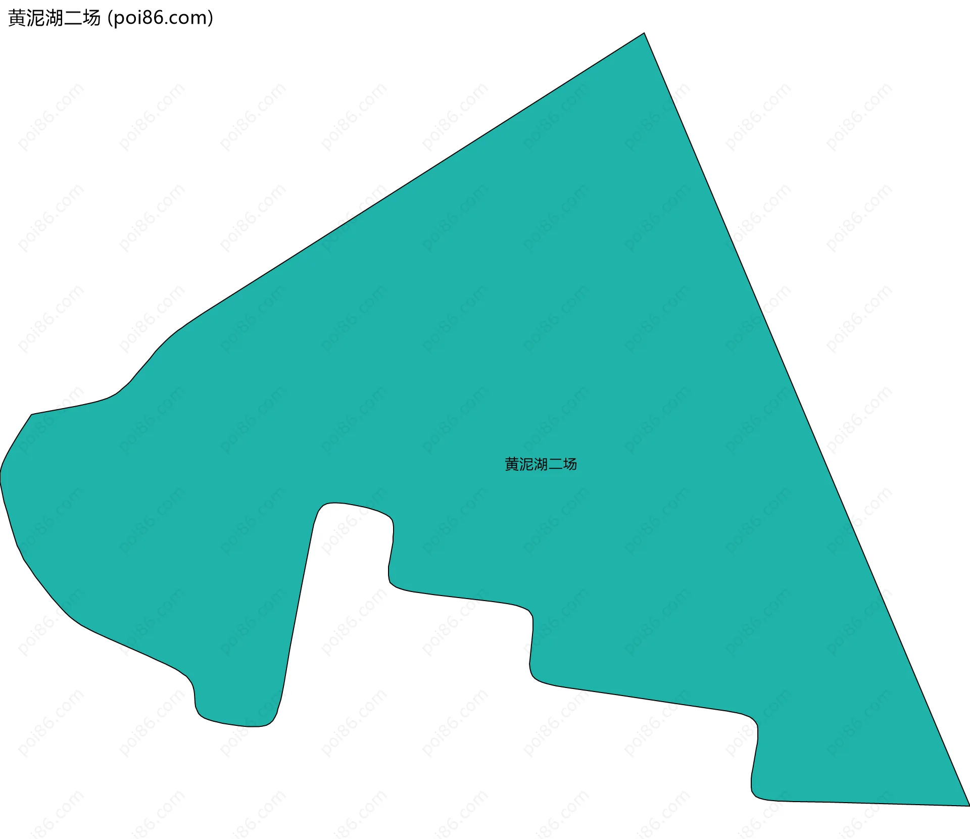 黄泥湖二场边界地图