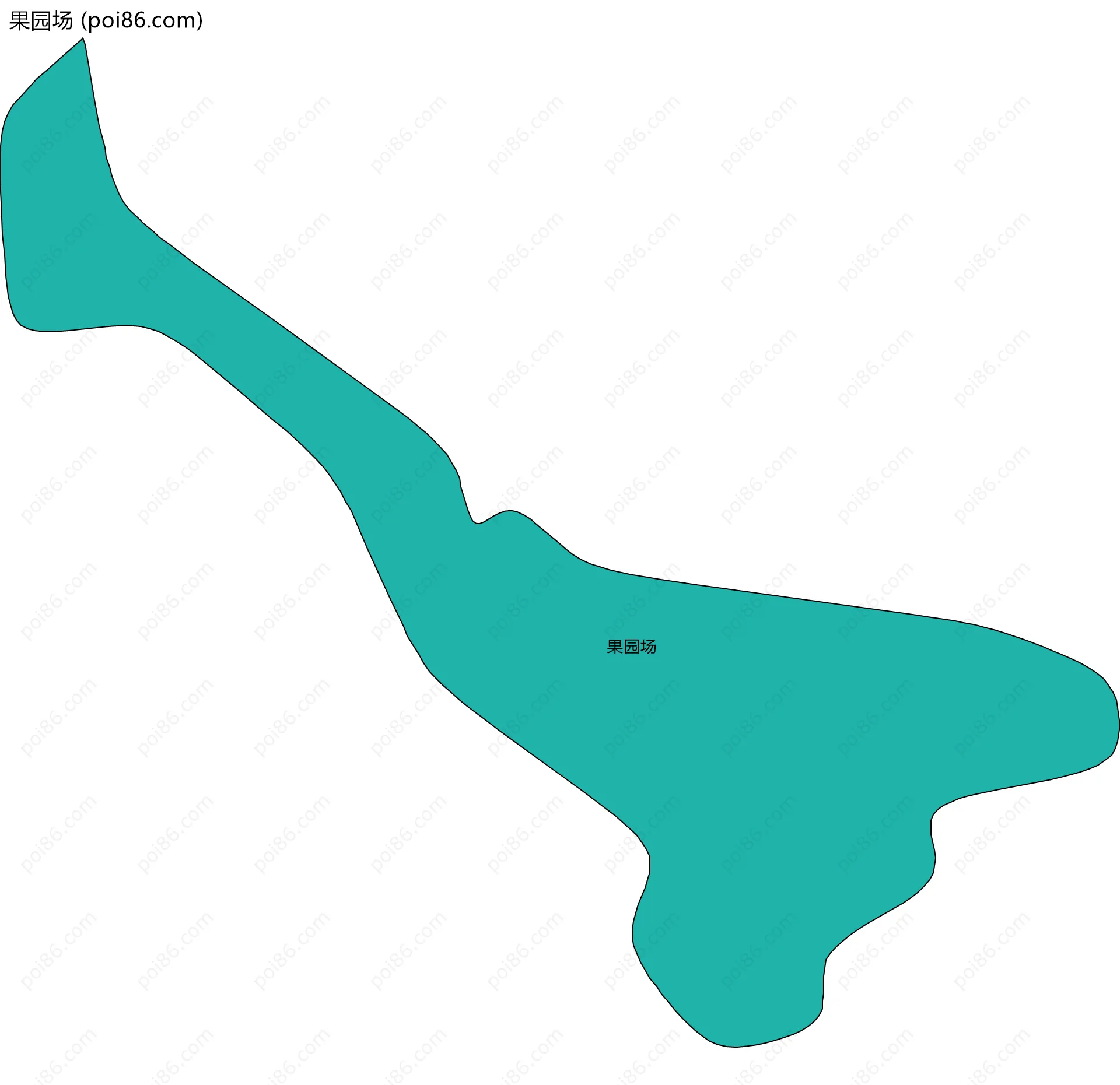 果园场边界地图