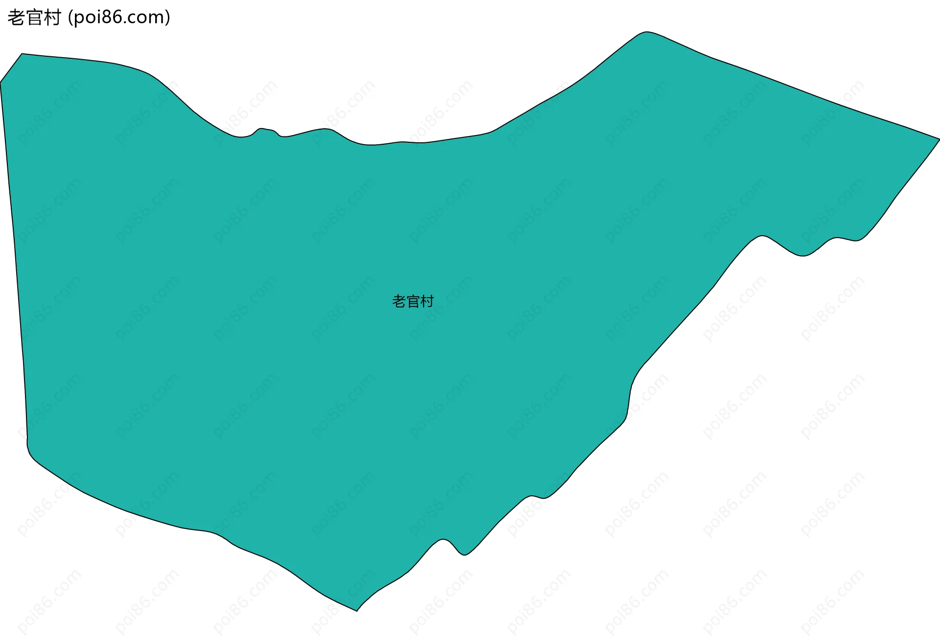 老官村边界地图