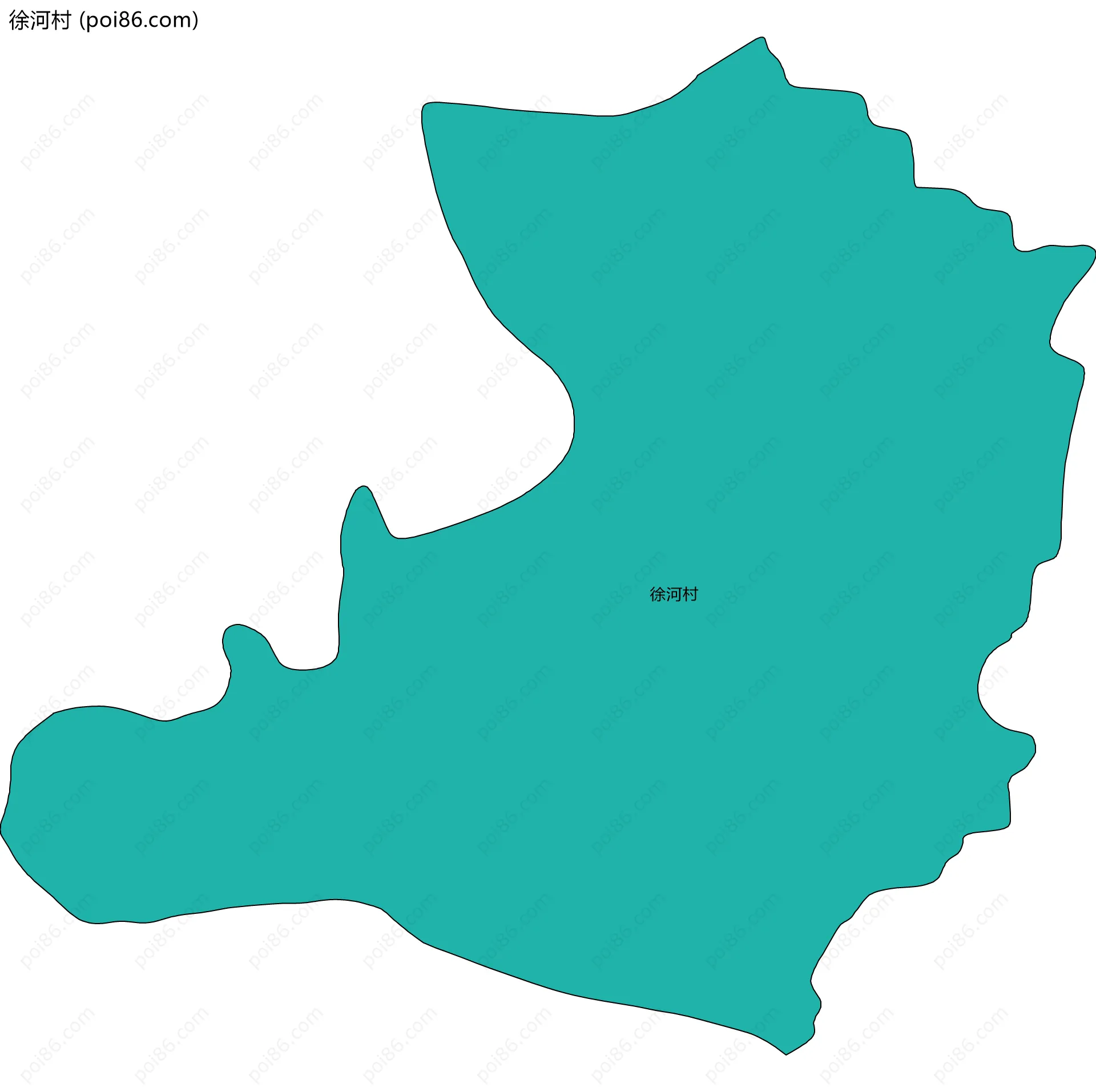 徐河村边界地图