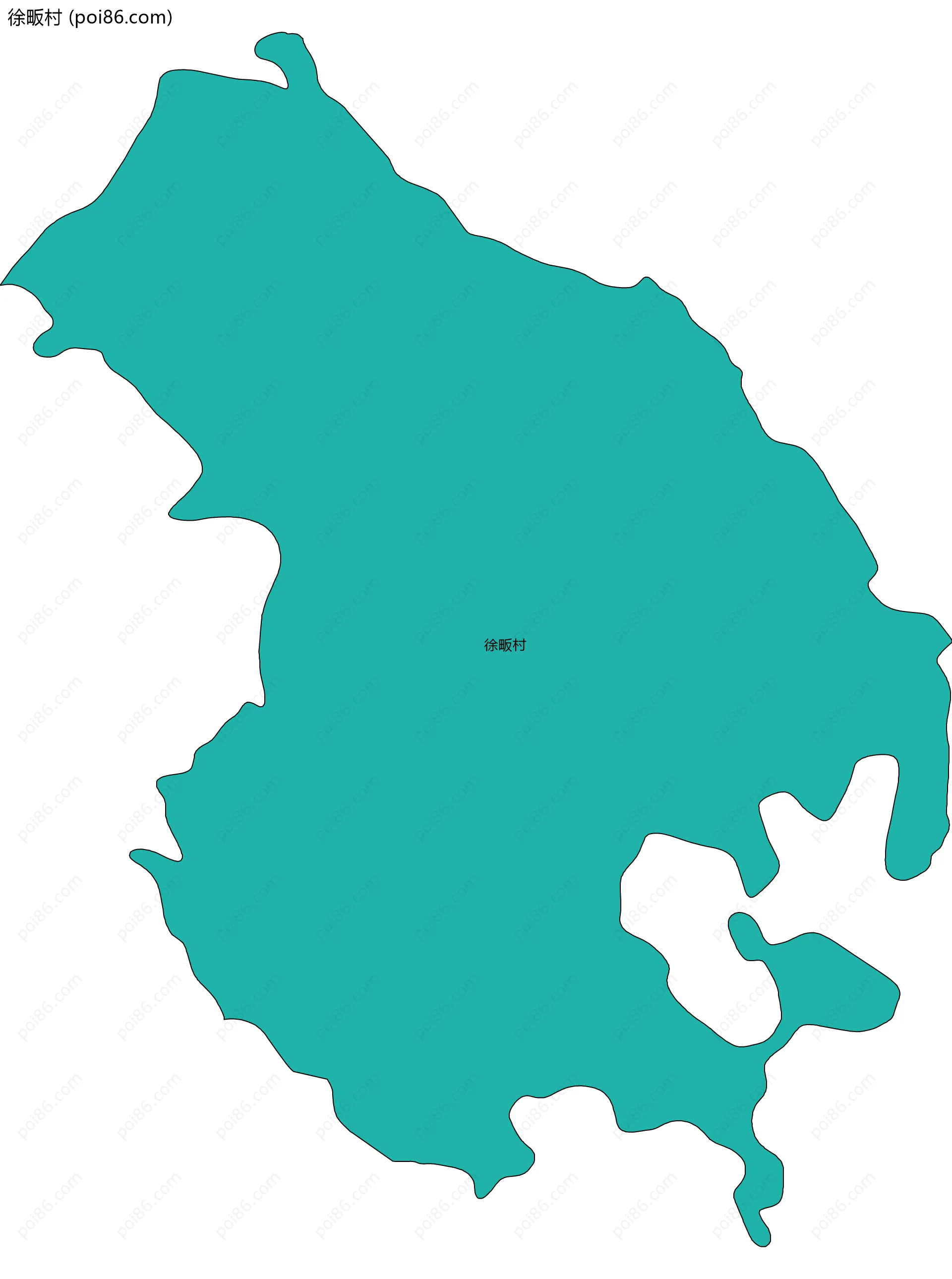 徐畈村边界地图