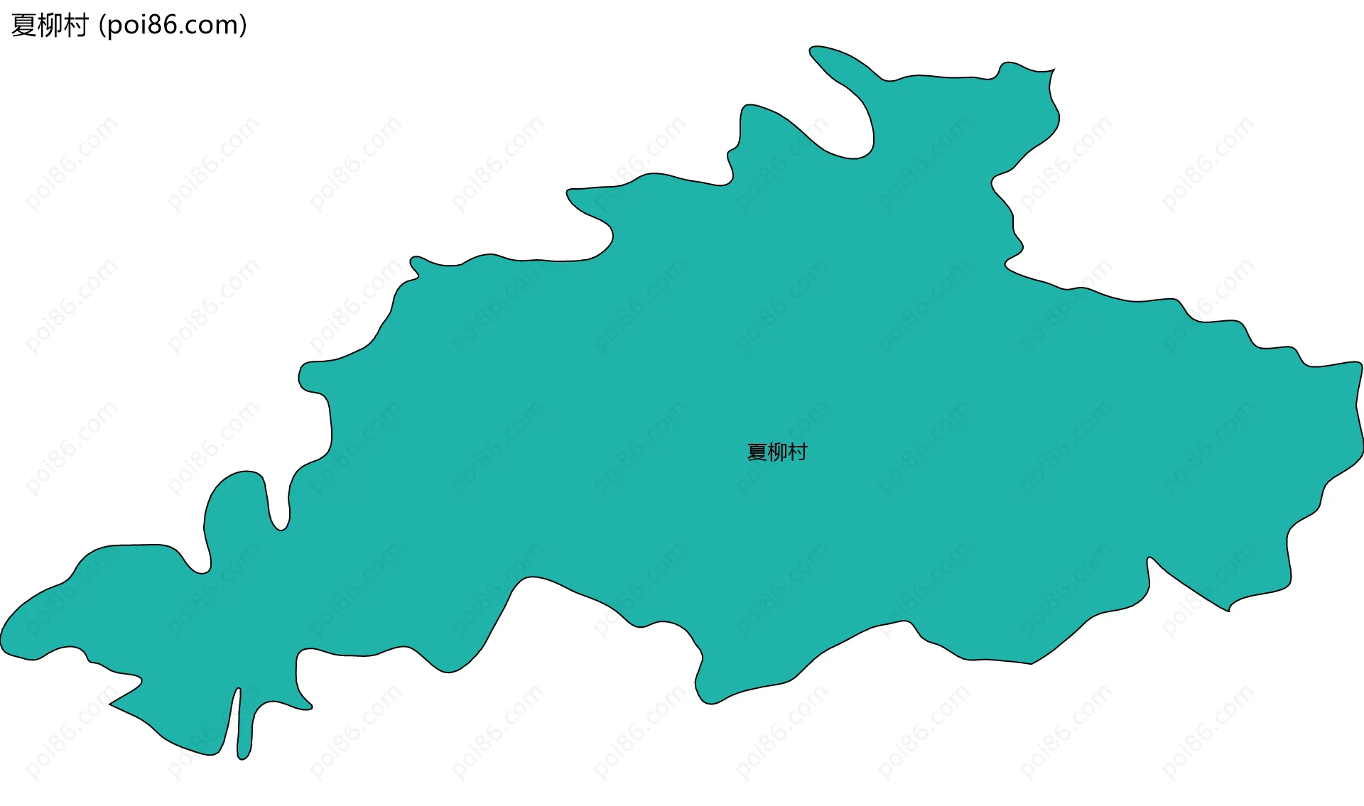 夏柳村边界地图