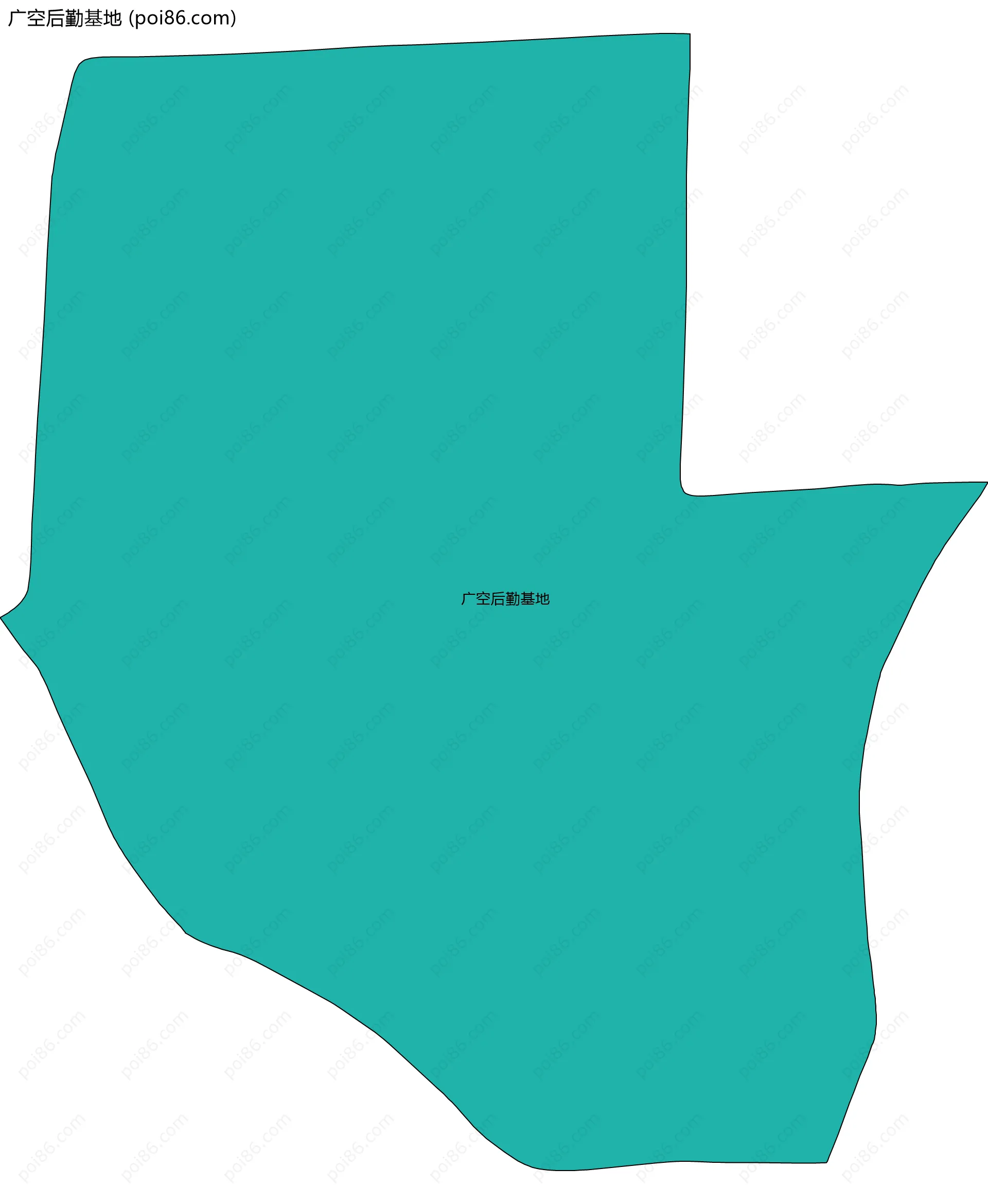 广空后勤基地边界地图