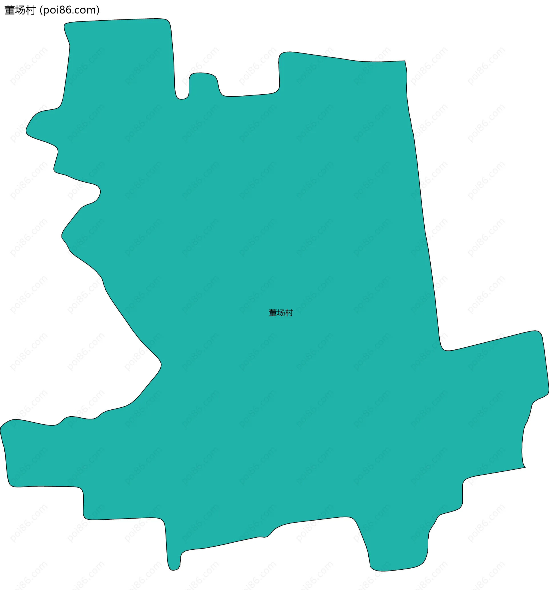 董场村边界地图