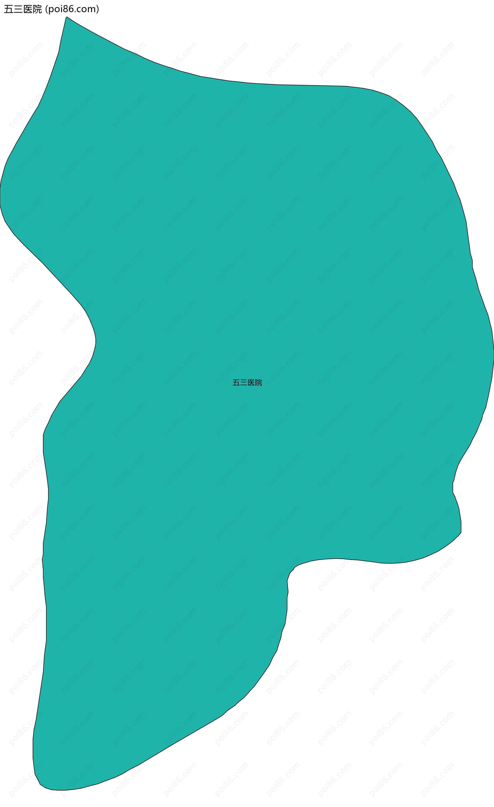 五三医院边界地图