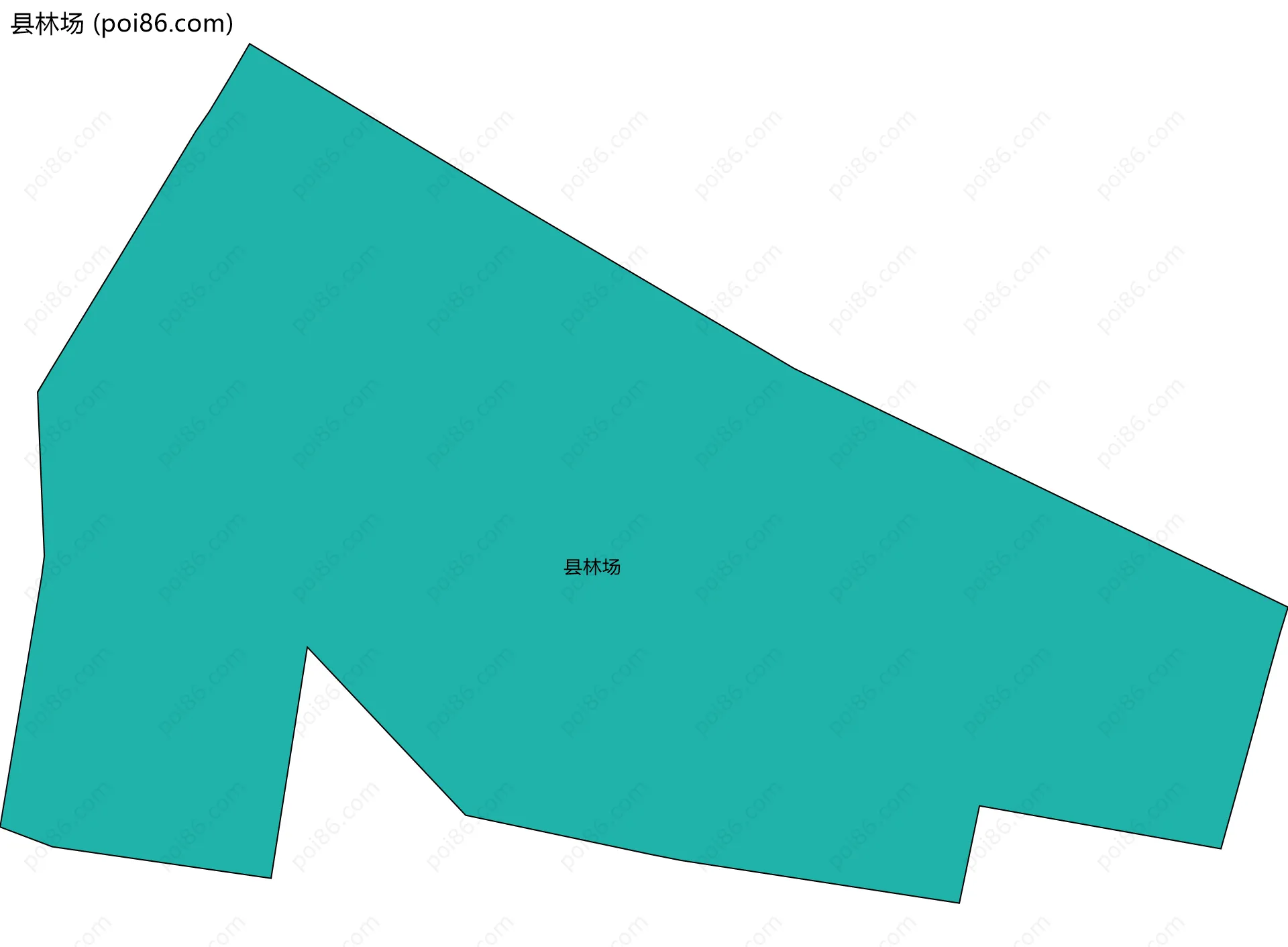 县林场边界地图