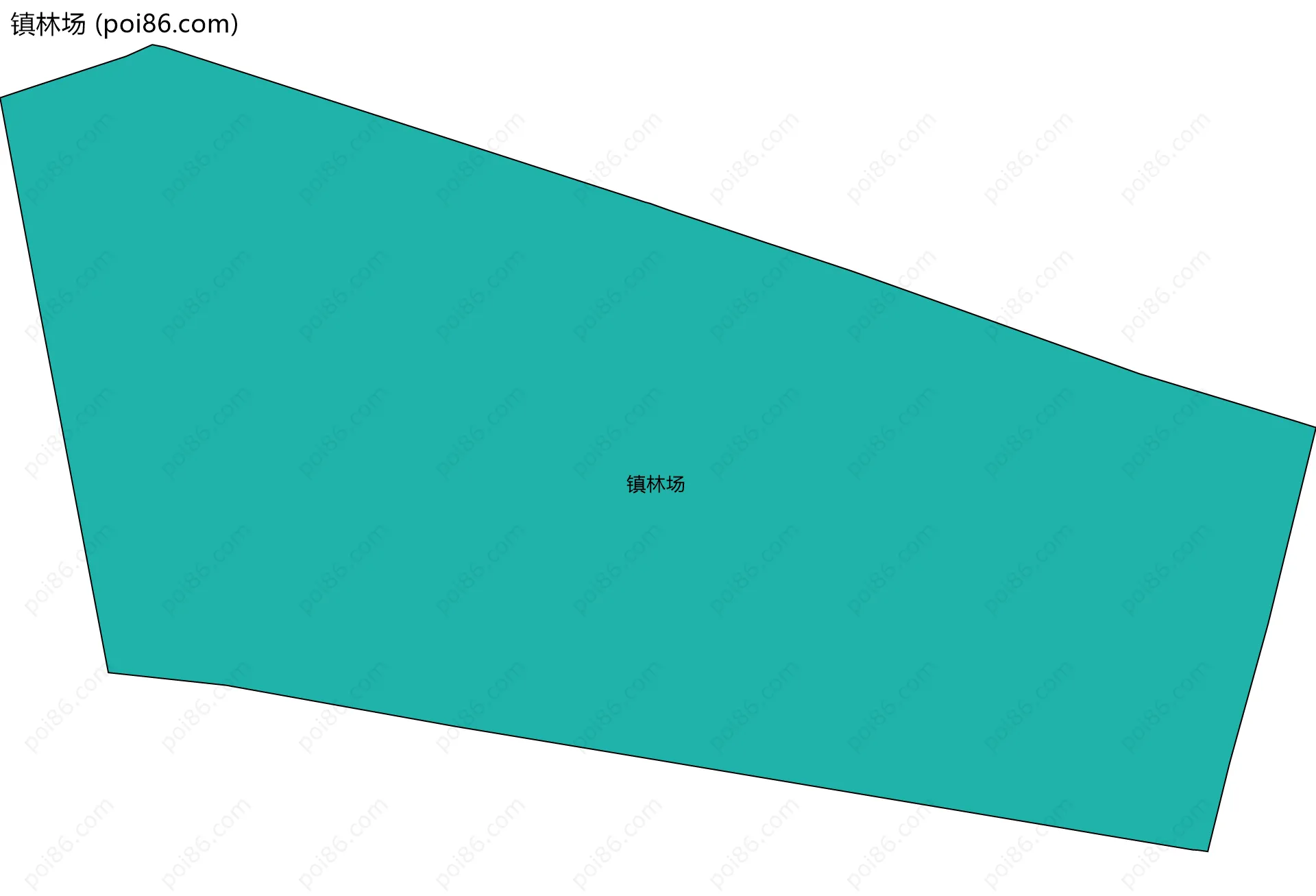 镇林场边界地图