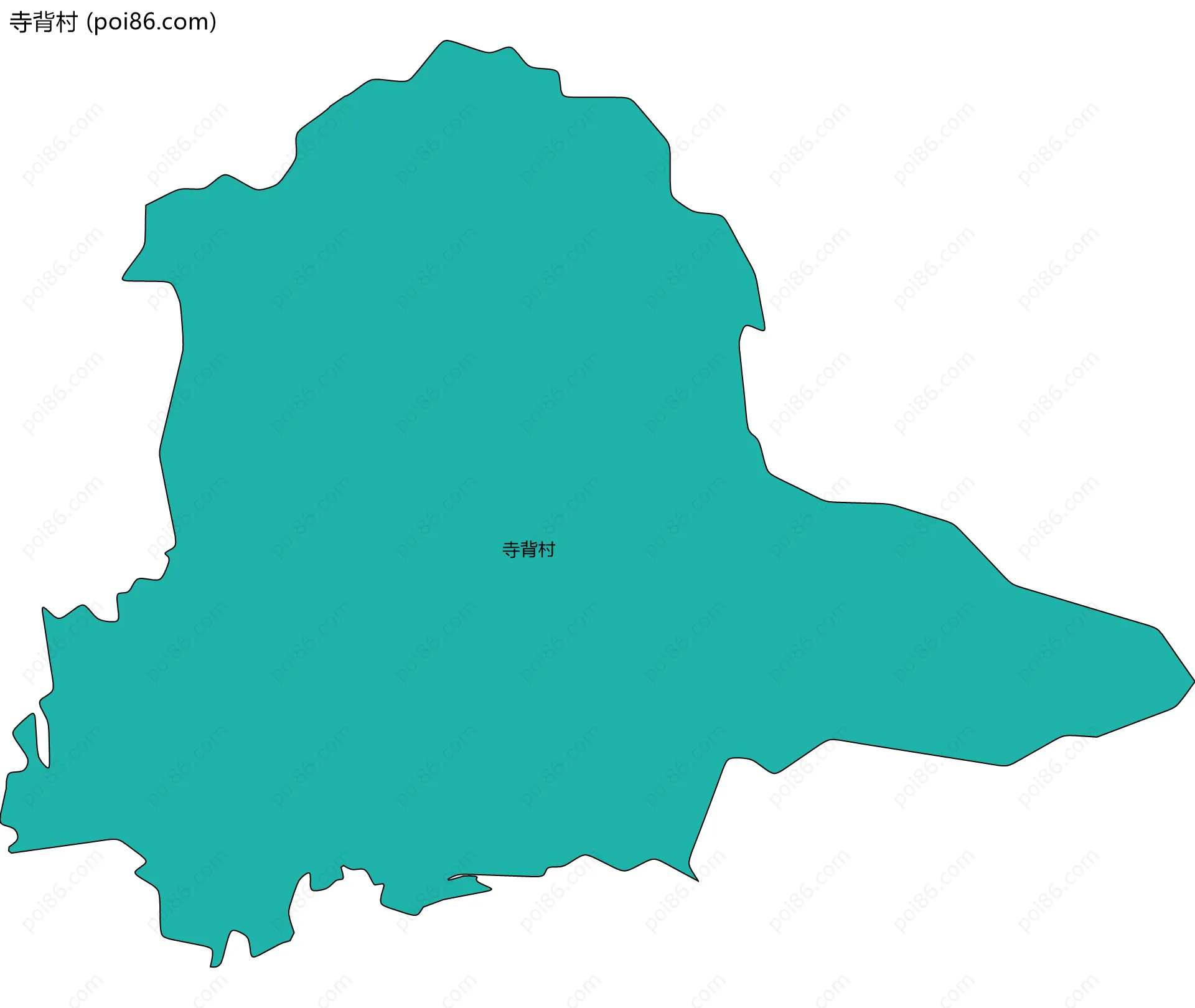 寺背村边界地图