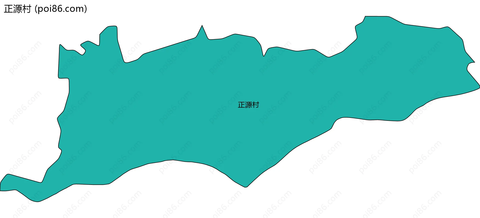 正源村边界地图