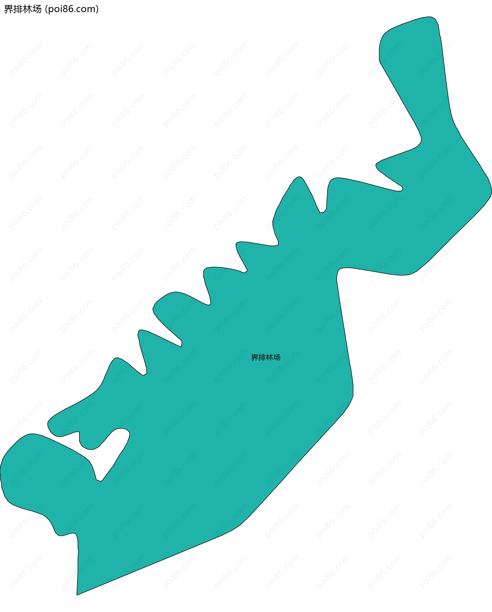 界排林场边界地图