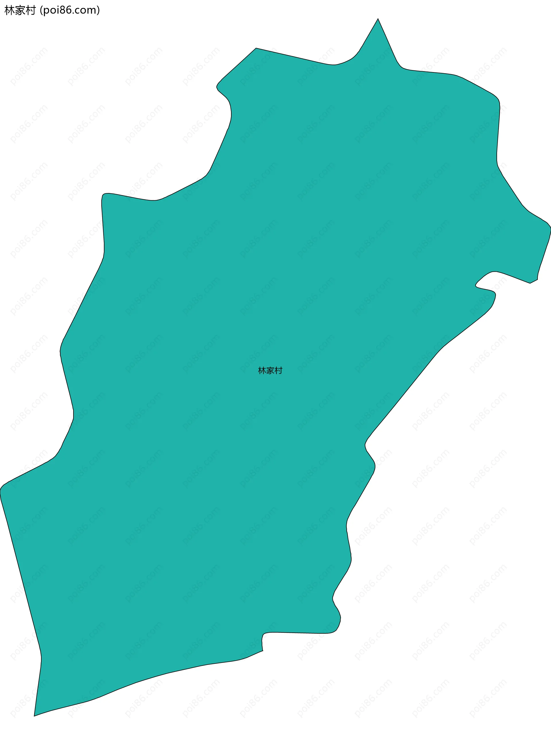 林家村边界地图