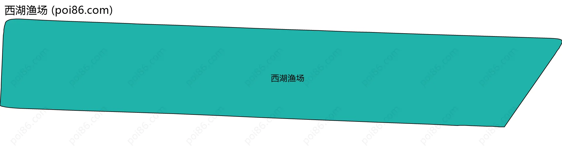 西湖渔场边界地图