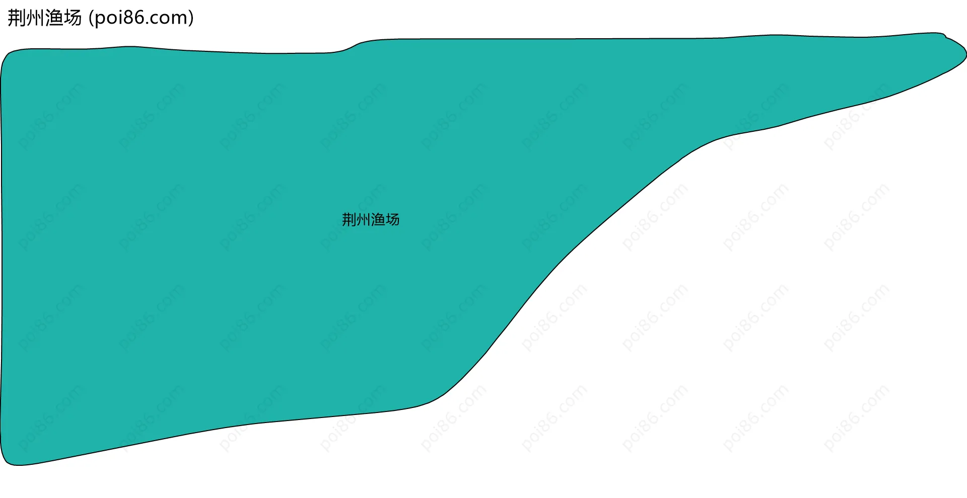 荆州渔场边界地图