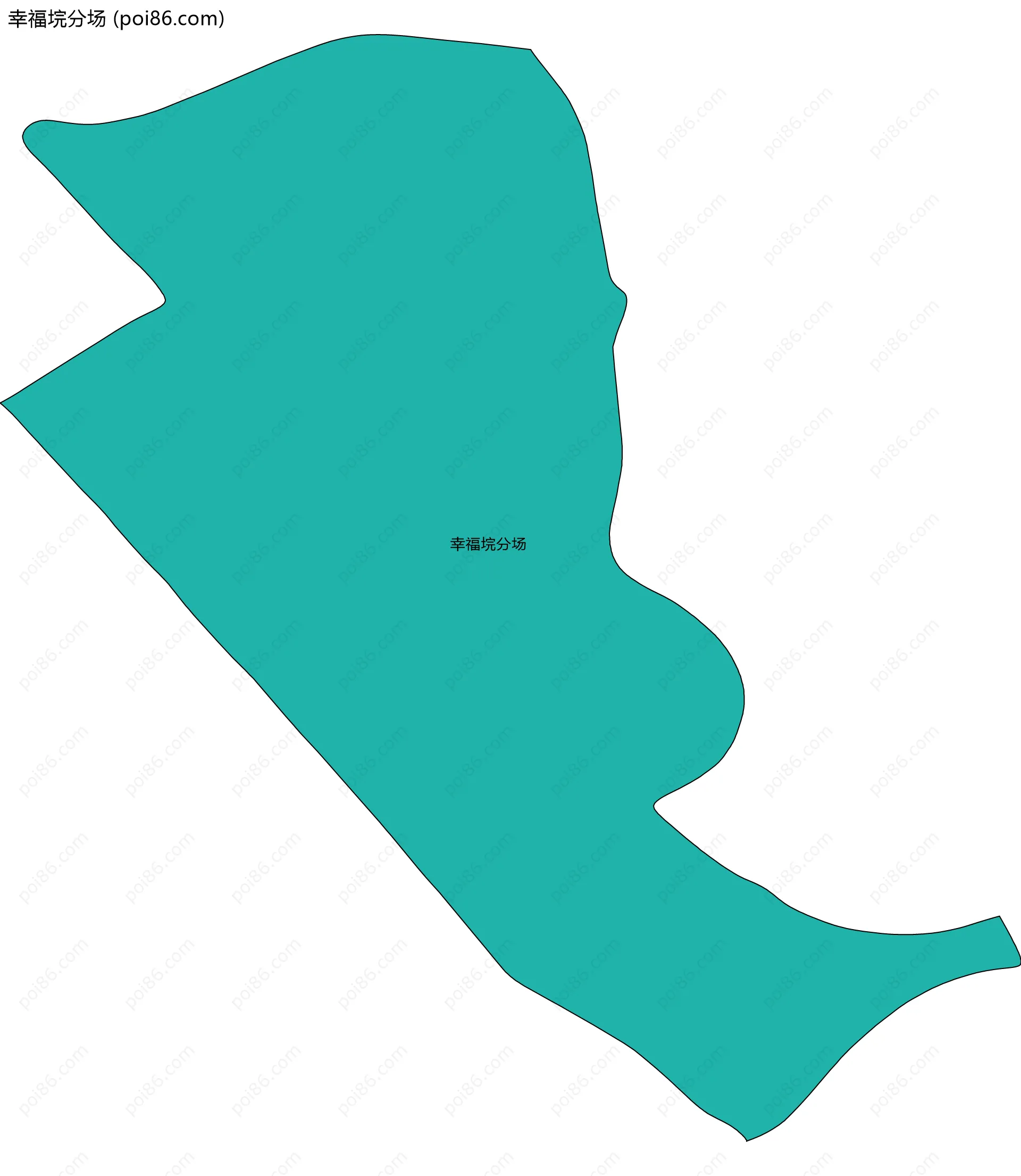 幸福垸分场边界地图