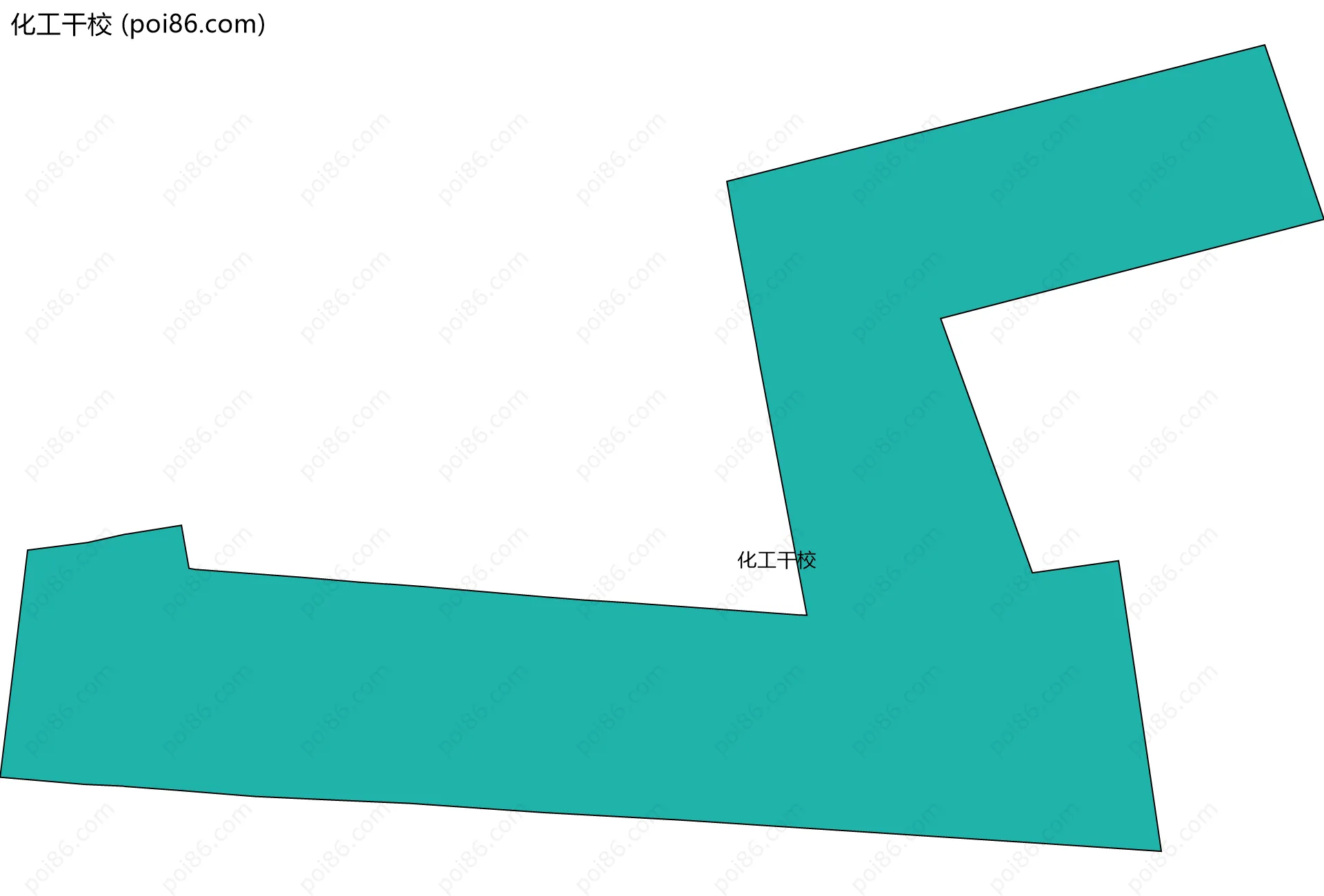 化工干校边界地图