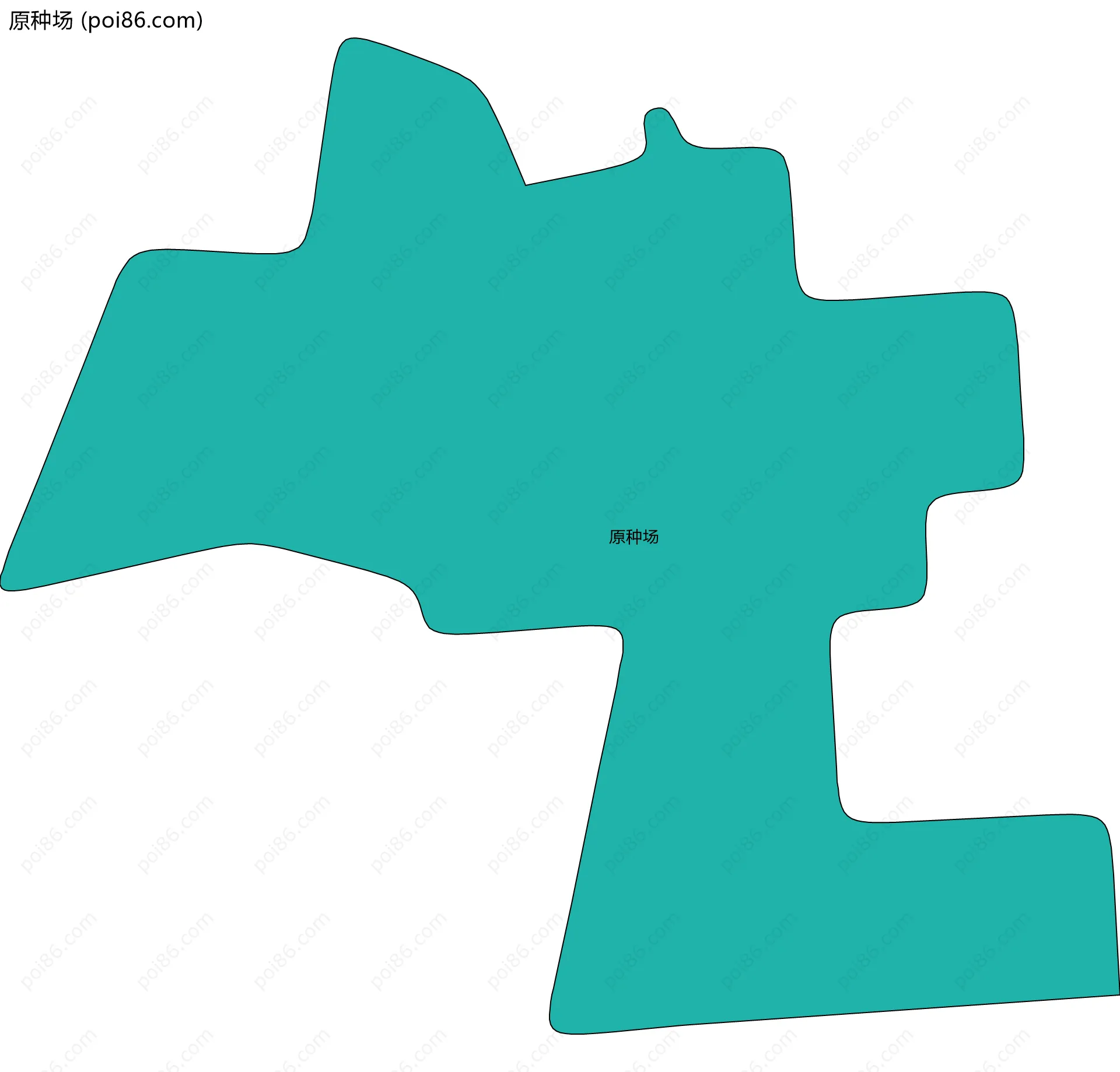 原种场边界地图