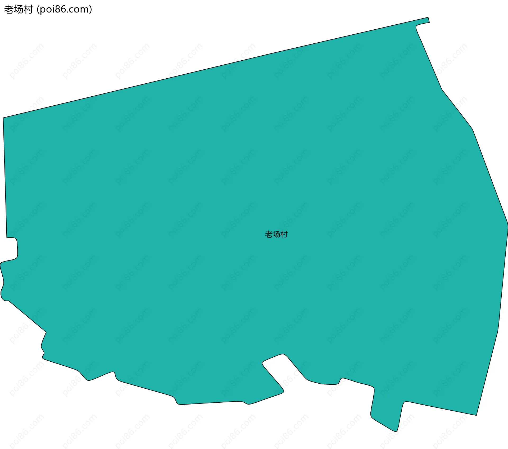 老场村边界地图