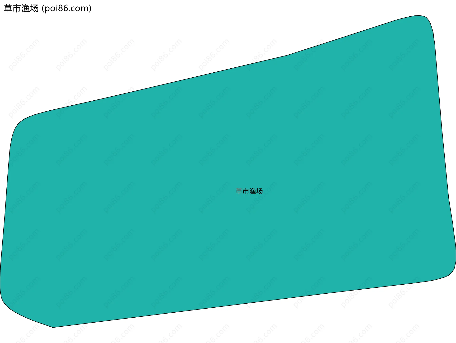 草市渔场边界地图