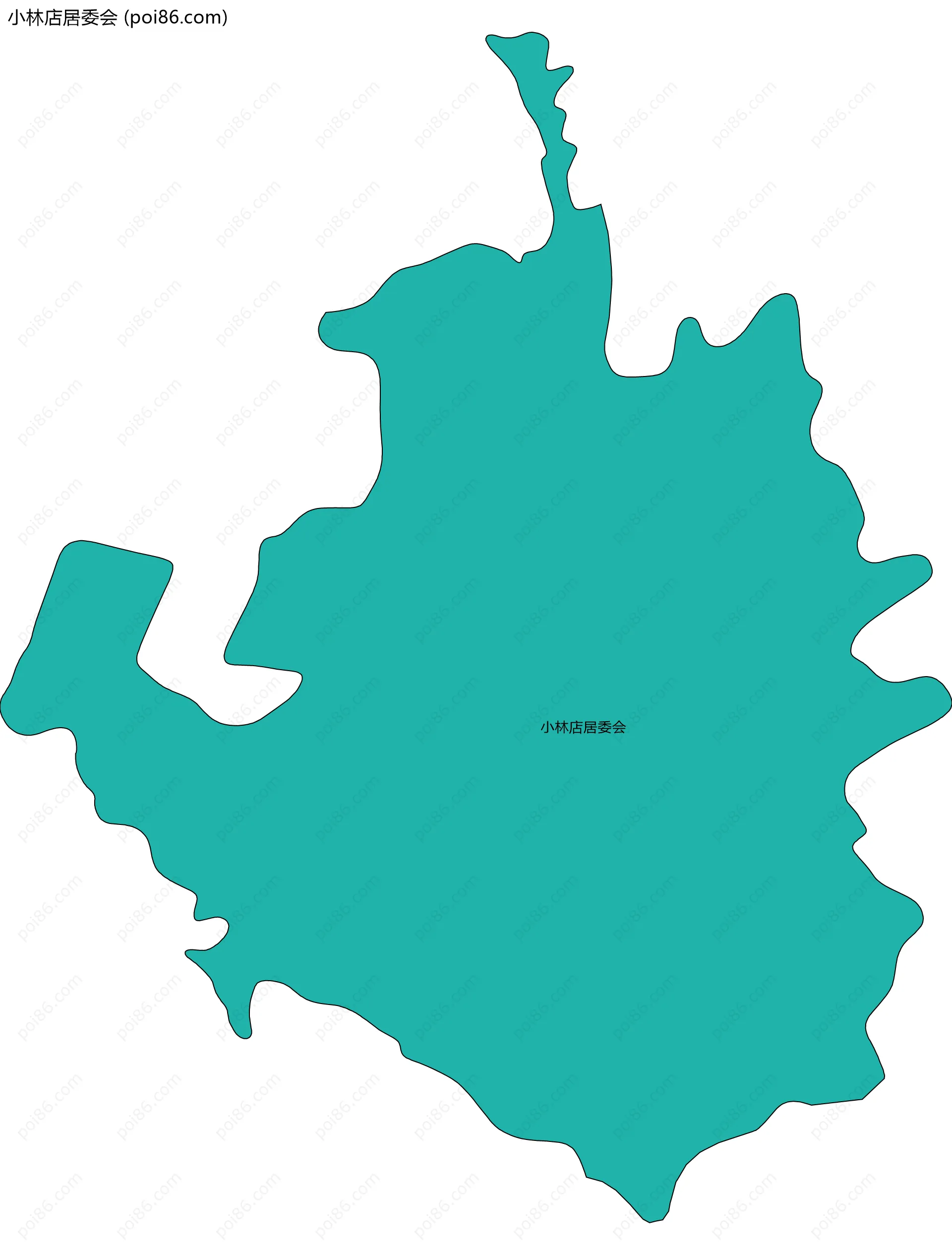 小林店居委会边界地图