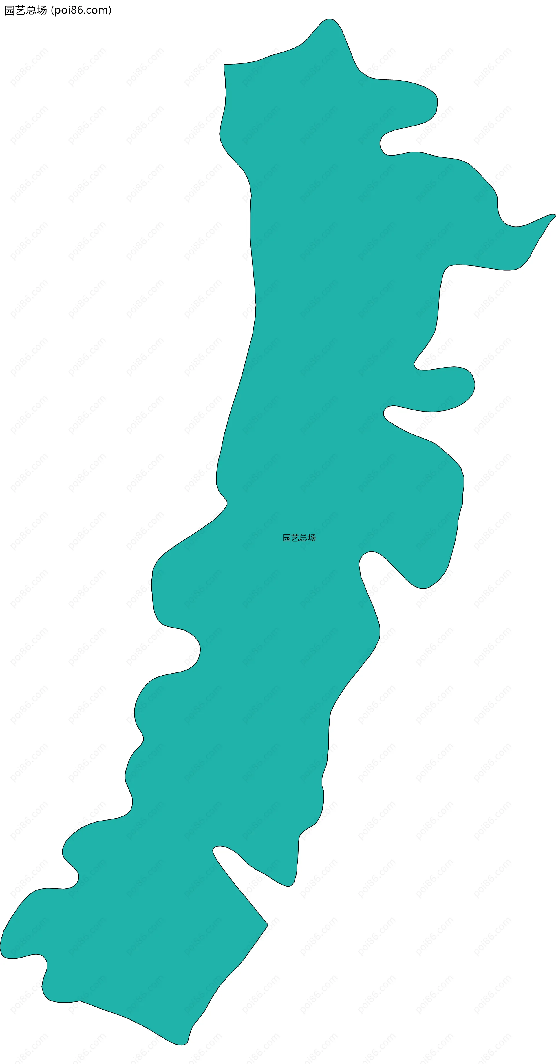 园艺总场边界地图