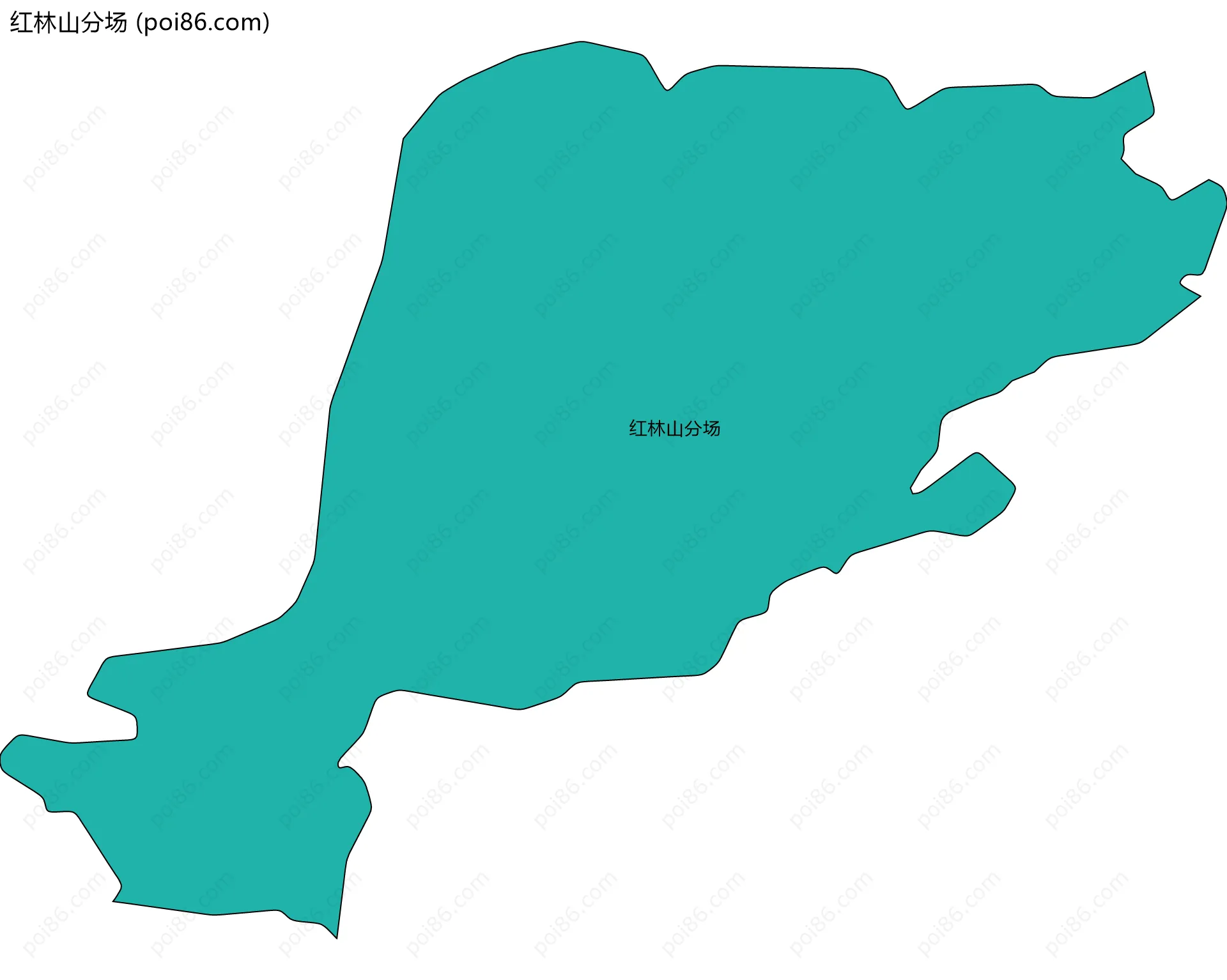 红林山分场边界地图
