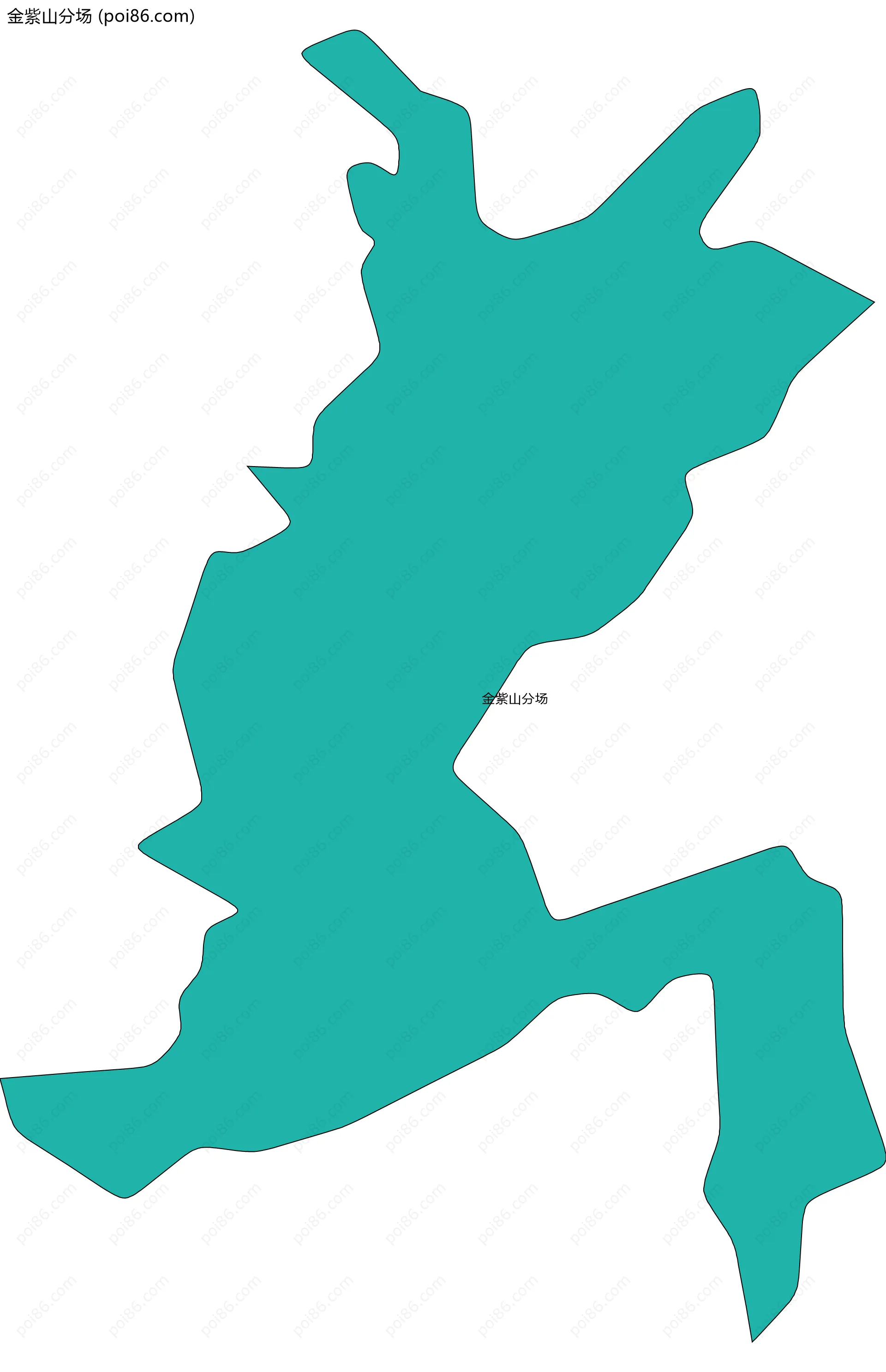 金紫山分场边界地图