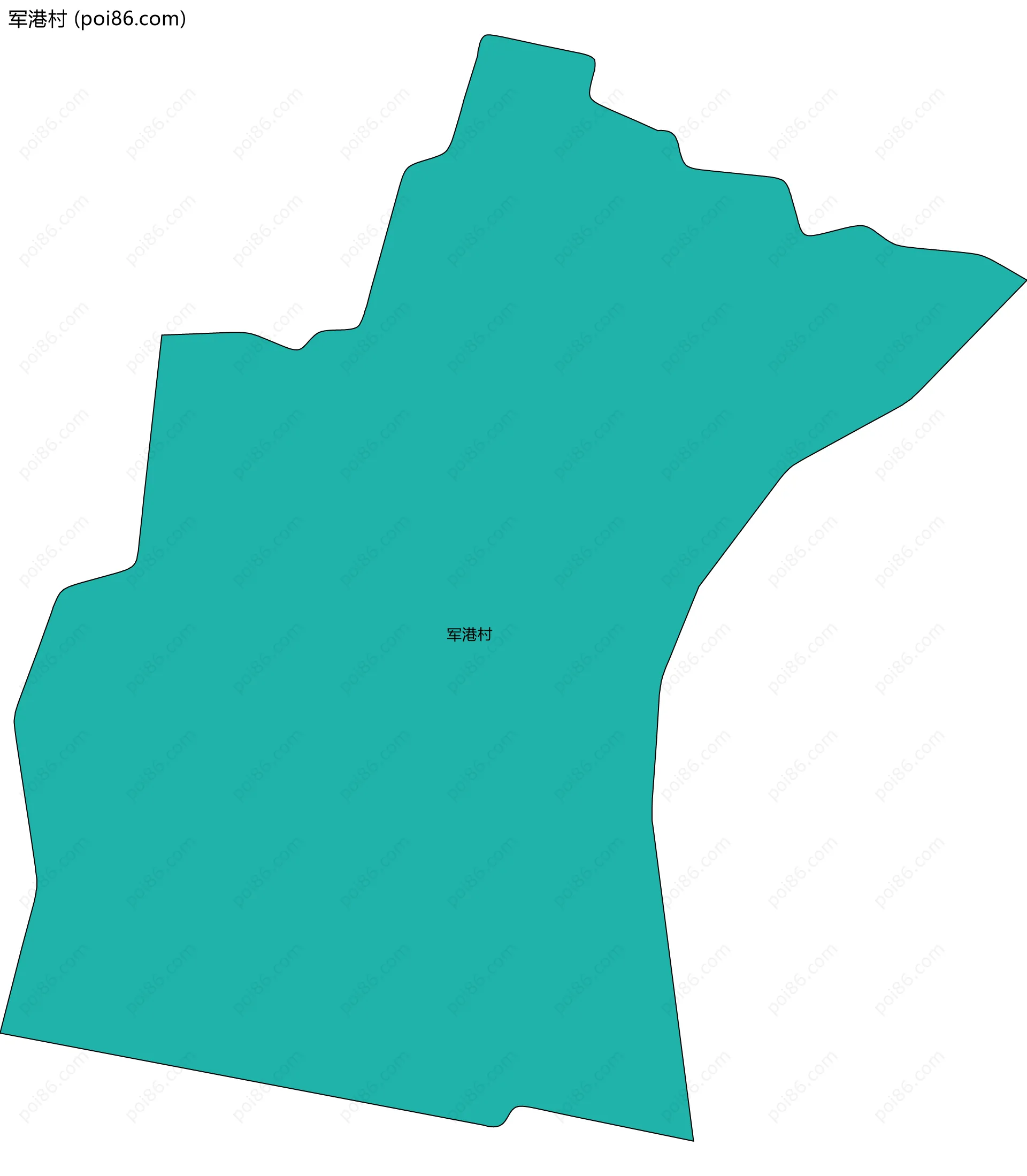 军港村边界地图