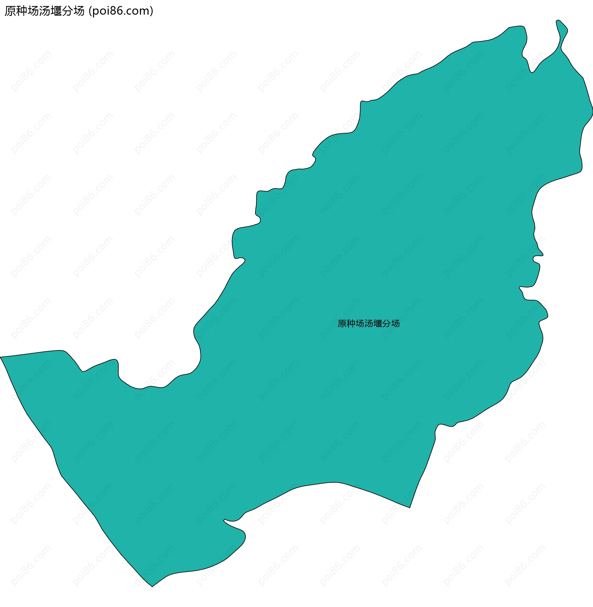 原种场汤堰分场边界地图