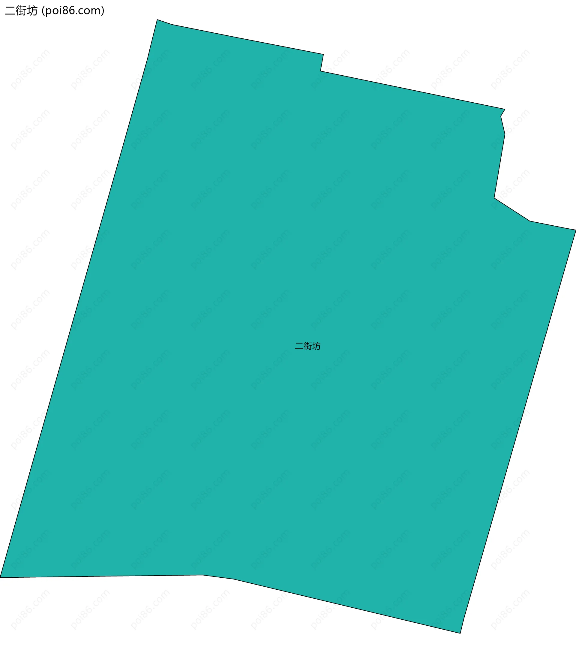 二街坊边界地图