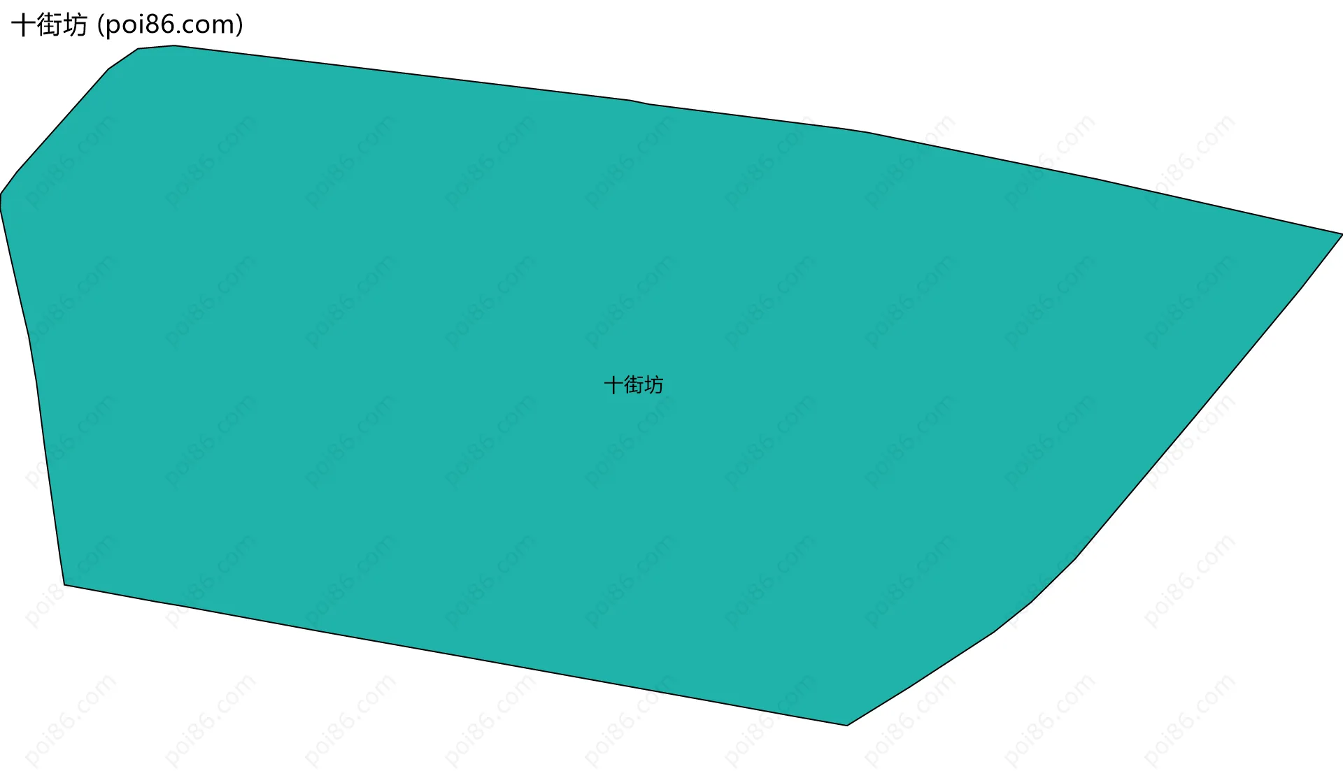 十街坊边界地图